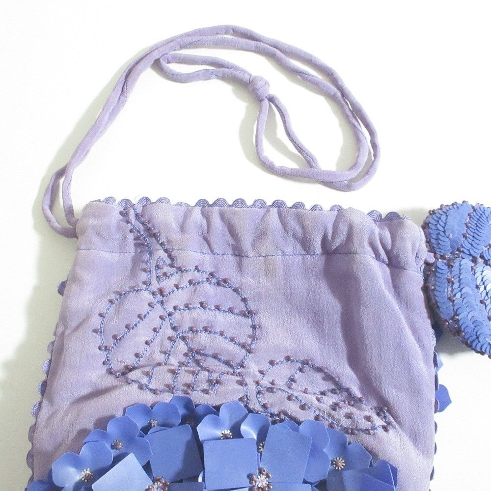 Other Other Jamin Puech Flower Sequin Drawstring Bag Textile Vanity Bag DUTY FREE for USA Size ONE SIZE - 11 Thumbnail