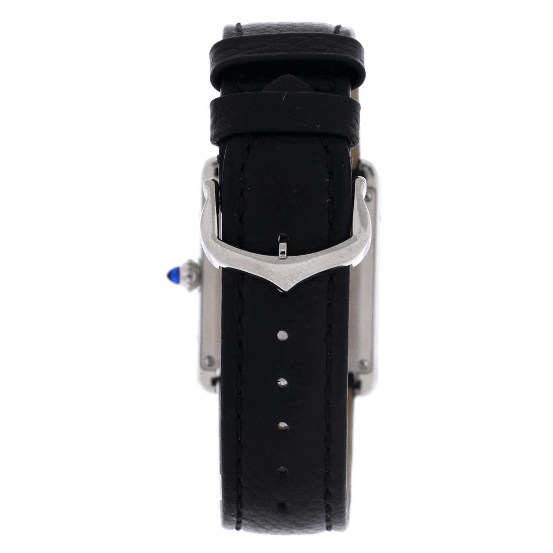 Cartier Must de tank quartz watch stainless steel and leather 25 Size ONE SIZE - 5 Thumbnail