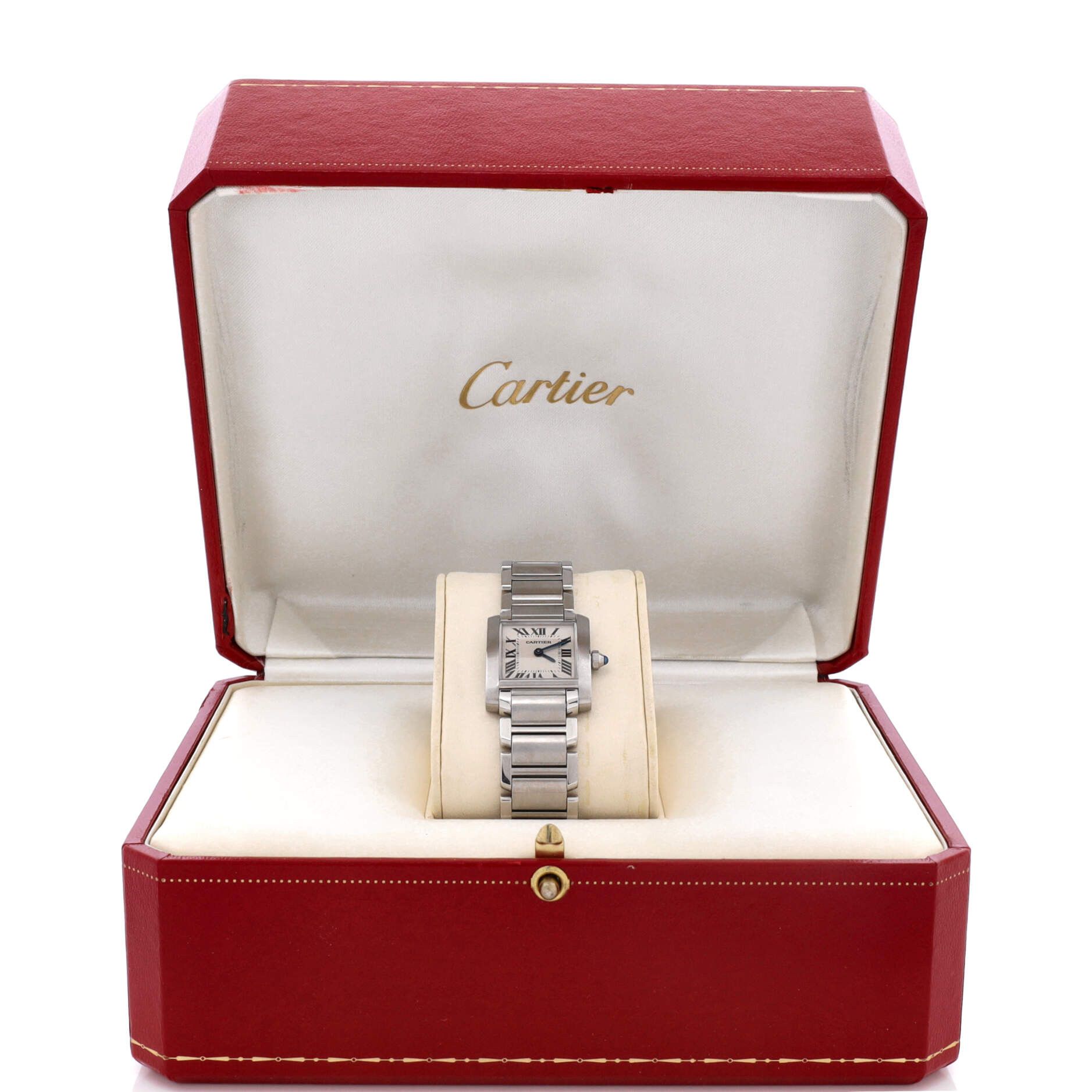 Cartier Tank francaise quartz watch stainless steel 20 Size ONE SIZE - 2 Thumbnail