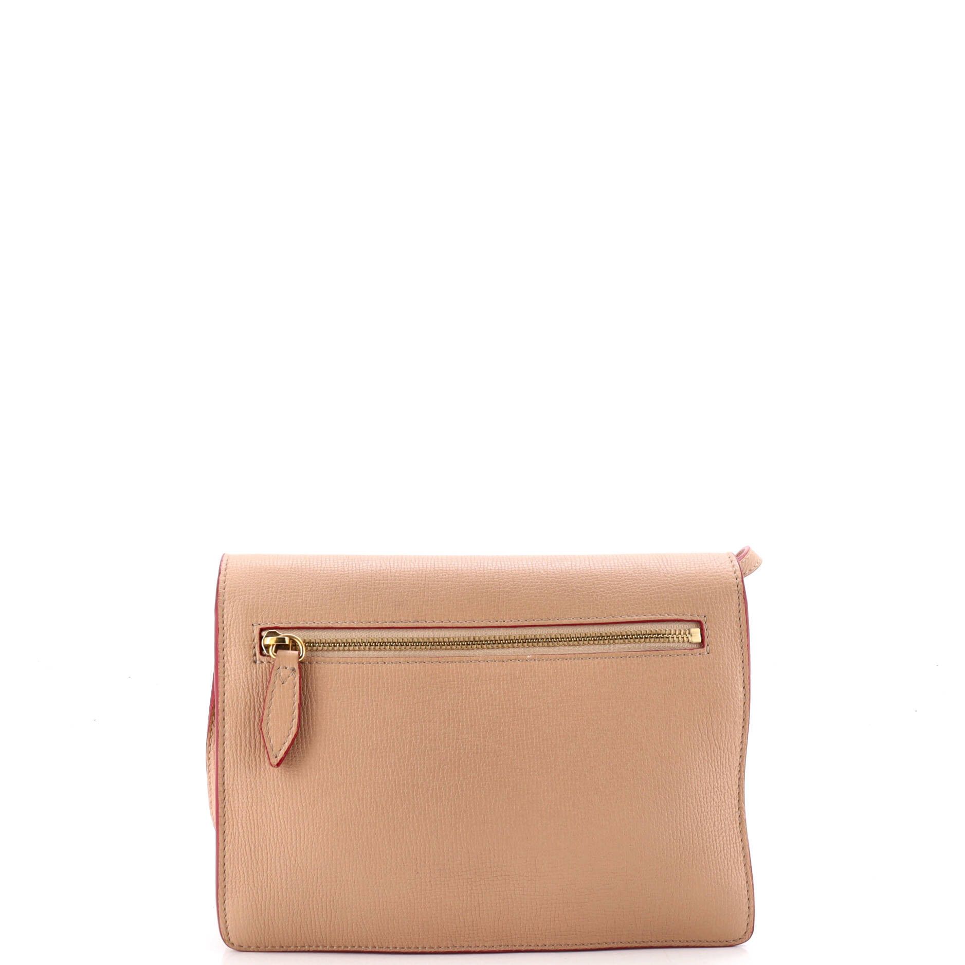 Burberry Macken crossbody bag leather and house check canvas small Size ONE SIZE - 2 Thumbnail