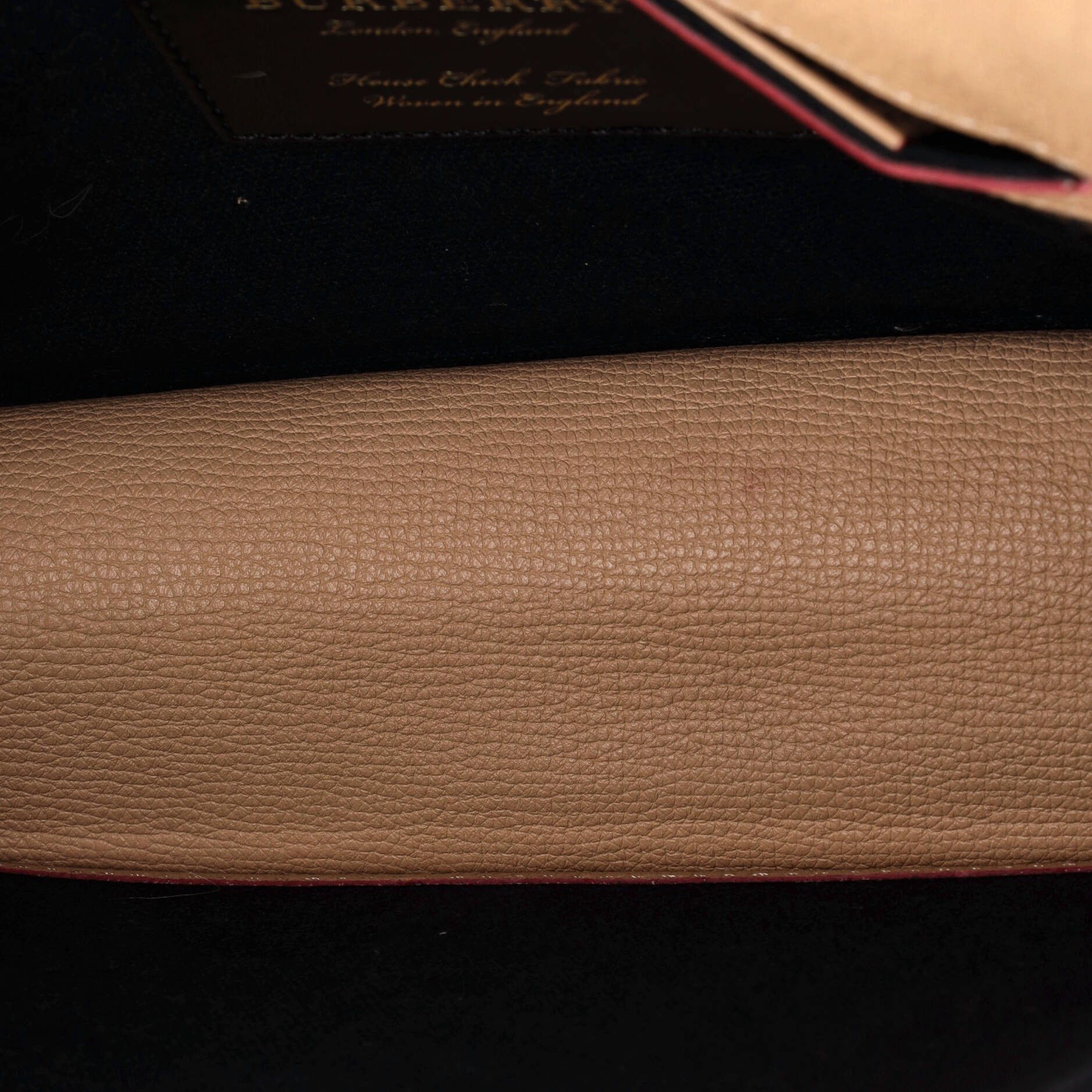 Burberry Macken crossbody bag leather and house check canvas small Size ONE SIZE - 4 Thumbnail