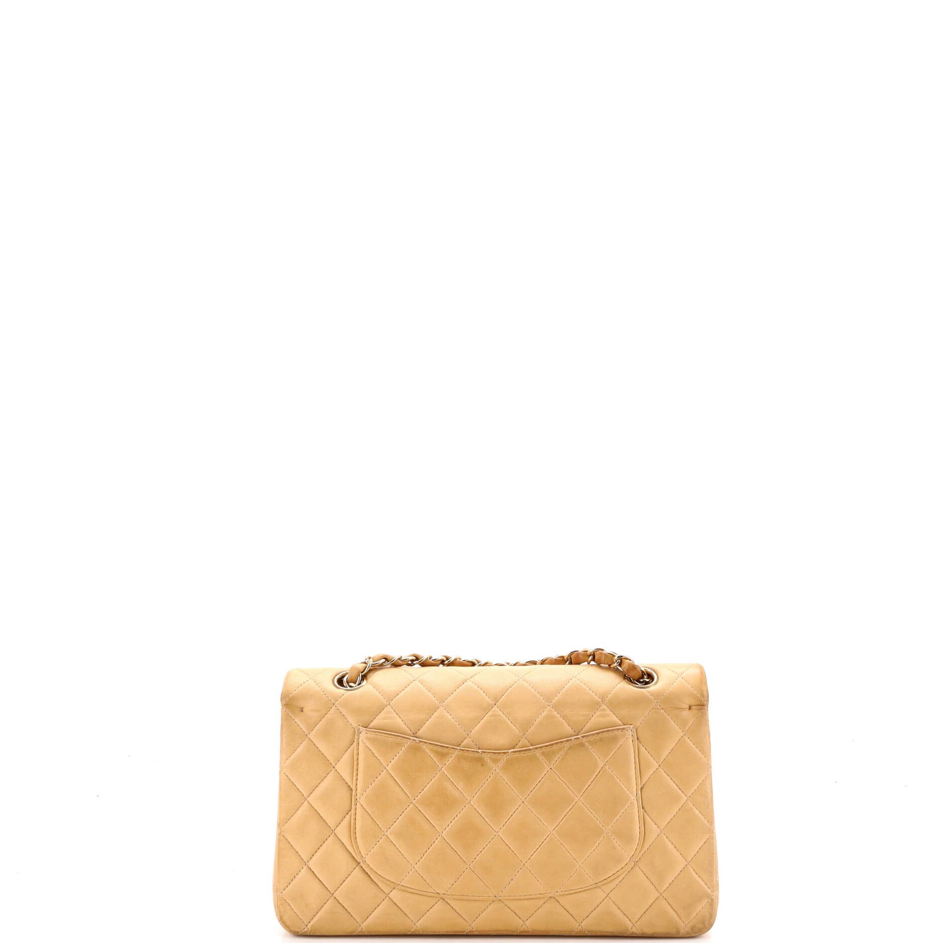 Chanel Vintage classic double flap bag quilted lambskin medium Size ONE SIZE - 2 Thumbnail