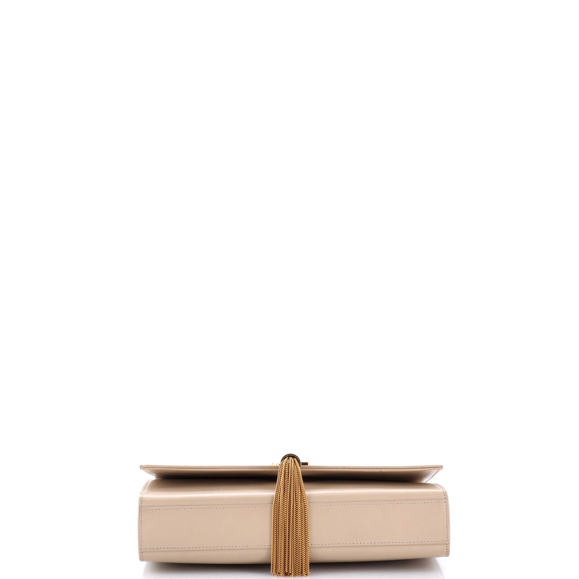 Saint Laurent Paris Classic monogram tassel crossbody bag leather medium Size ONE SIZE - 3 Thumbnail