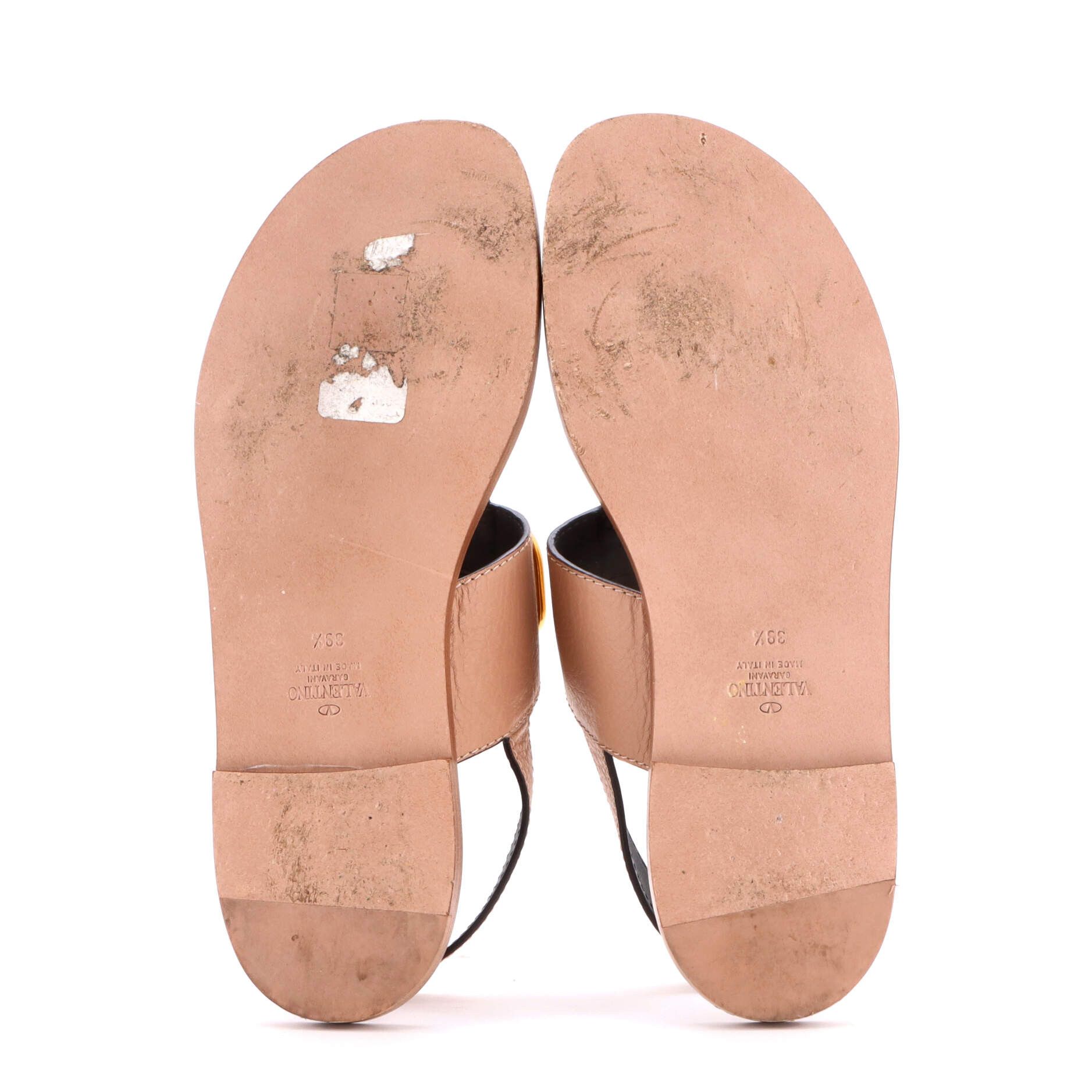 Valentino Women's vlogo slingback sandals leather Size ONE SIZE - 3 Thumbnail