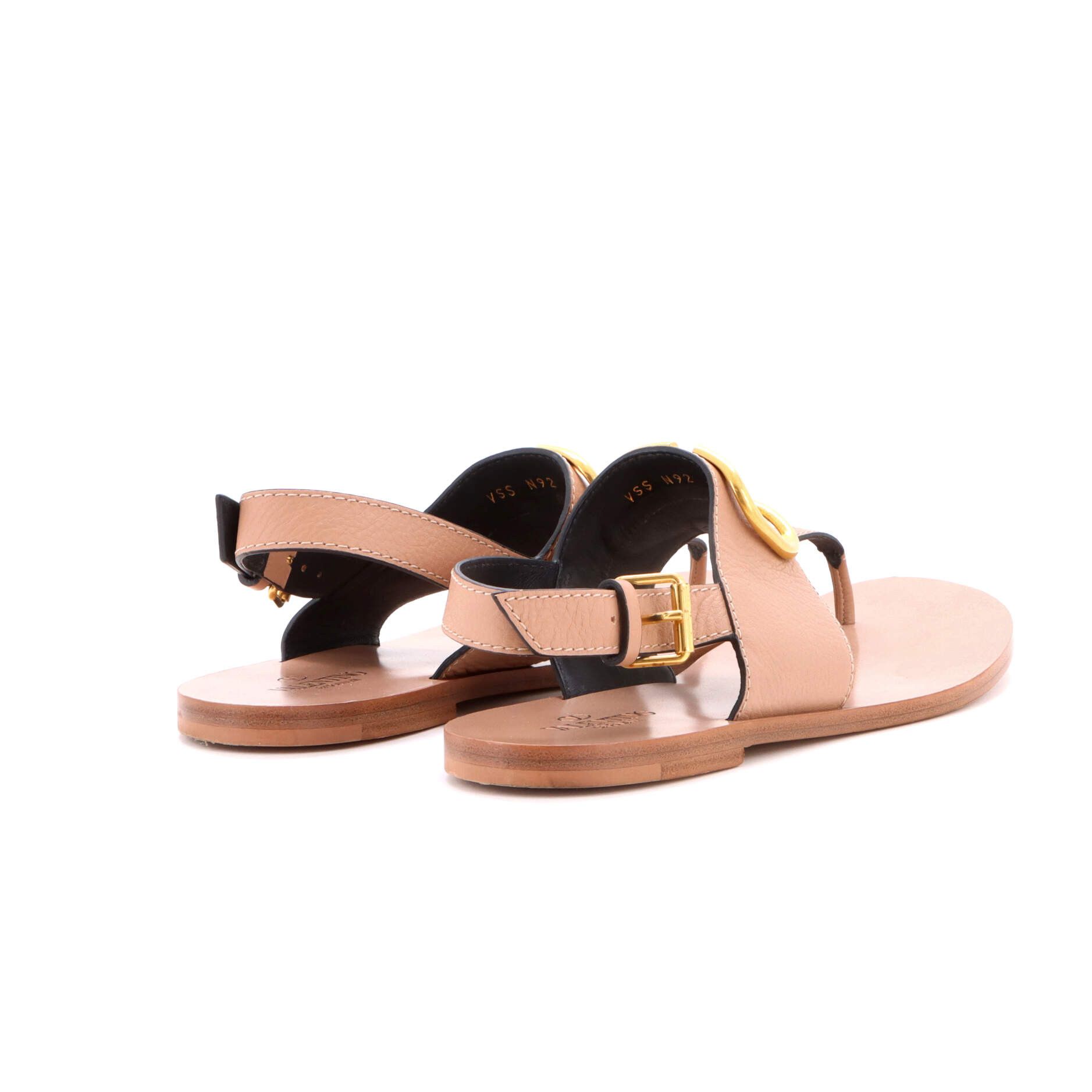 Valentino Women's vlogo slingback sandals leather Size ONE SIZE - 2 Thumbnail