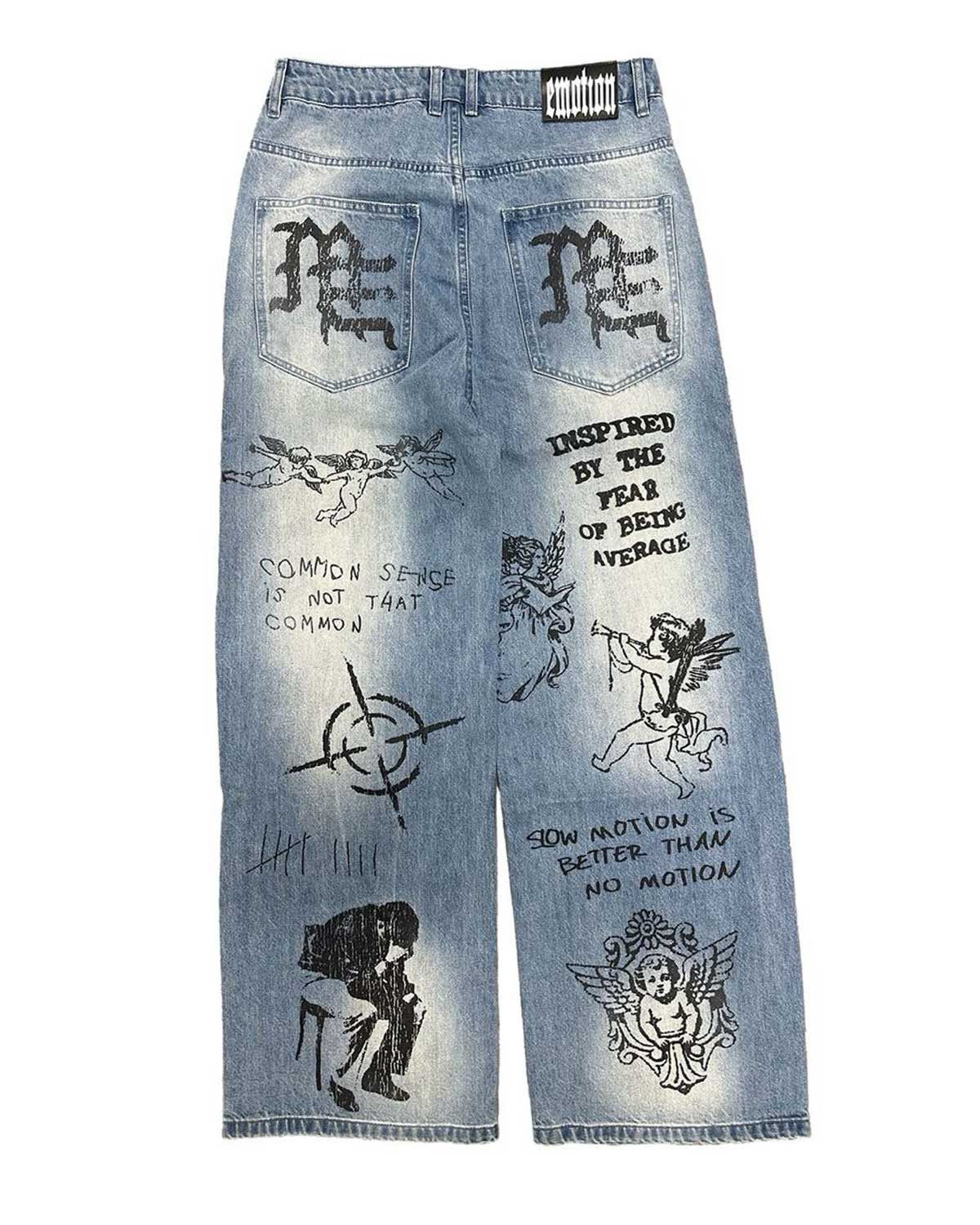 Other Mixed Emotions Canvas Denim Blue Size US 34 / EU 50 - 2 Thumbnail