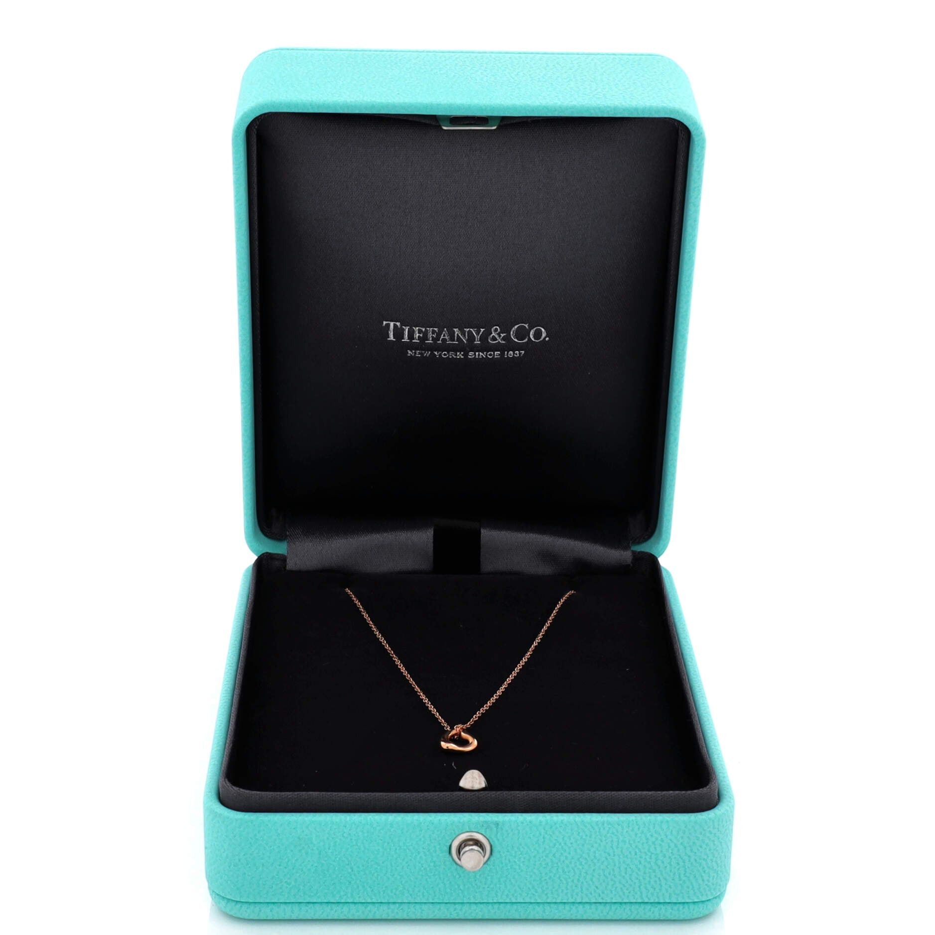Tiffany & Co. Elsa Peretti Open Heart Pendant Necklace Size ONE SIZE - 2 Thumbnail