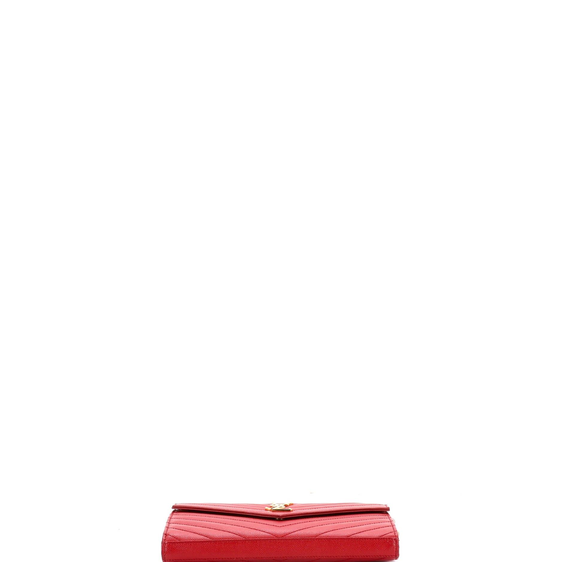 Saint Laurent Paris Classic Monogram Wallet on Chain Size ONE SIZE - 4 Thumbnail