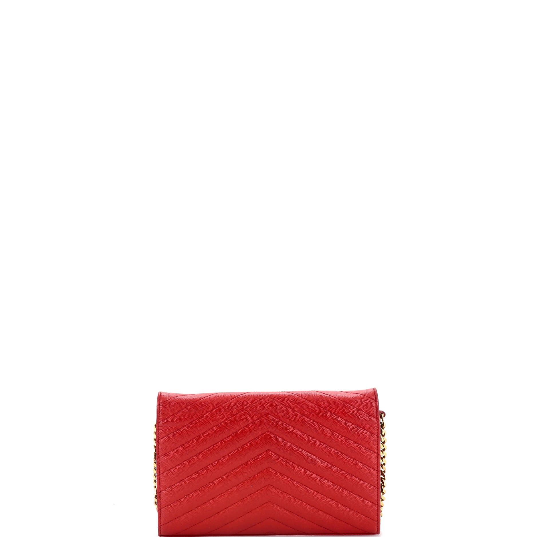 Saint Laurent Paris Classic Monogram Wallet on Chain Size ONE SIZE - 3 Thumbnail