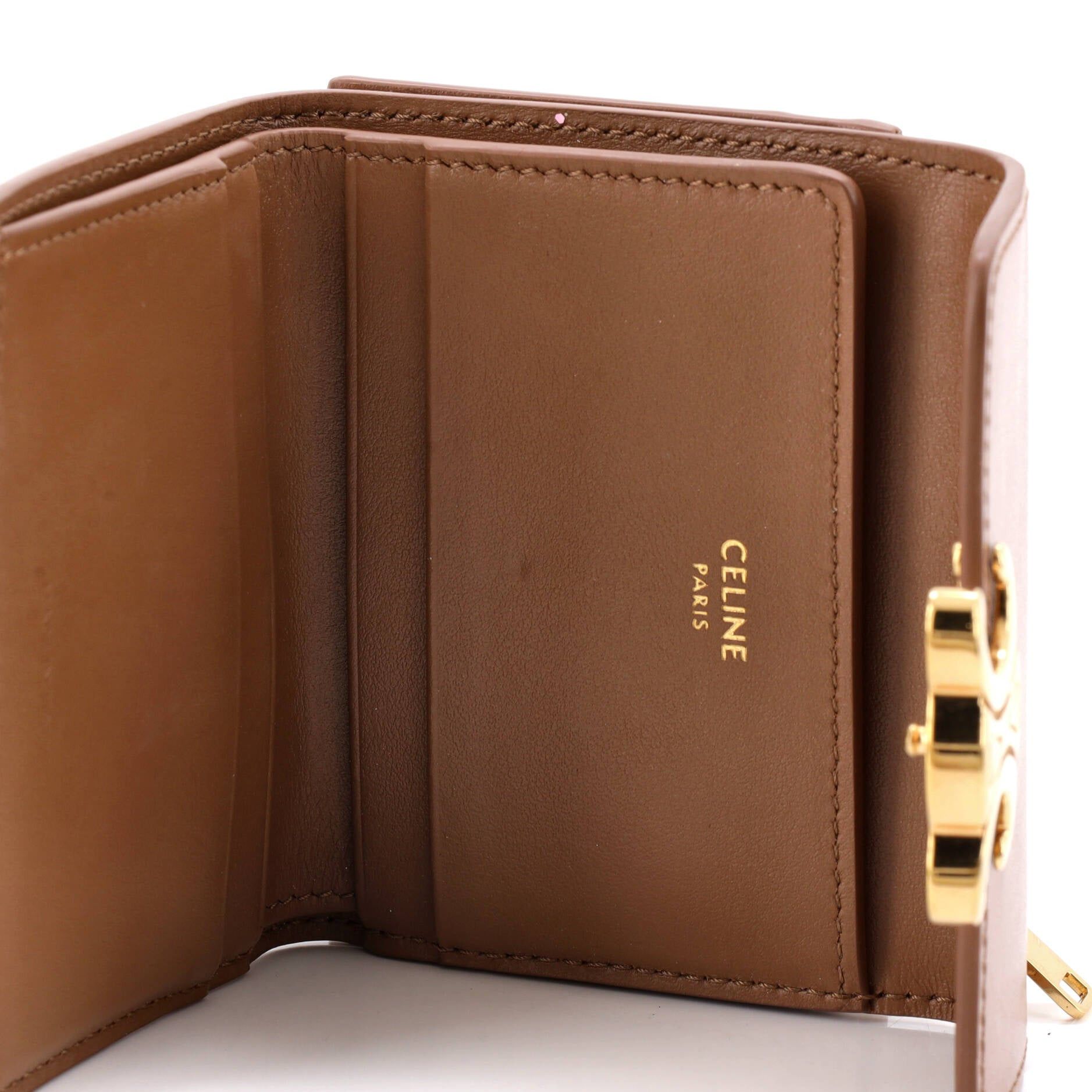 Celine Triomphe Trifold Wallet Size ONE SIZE - 5 Thumbnail