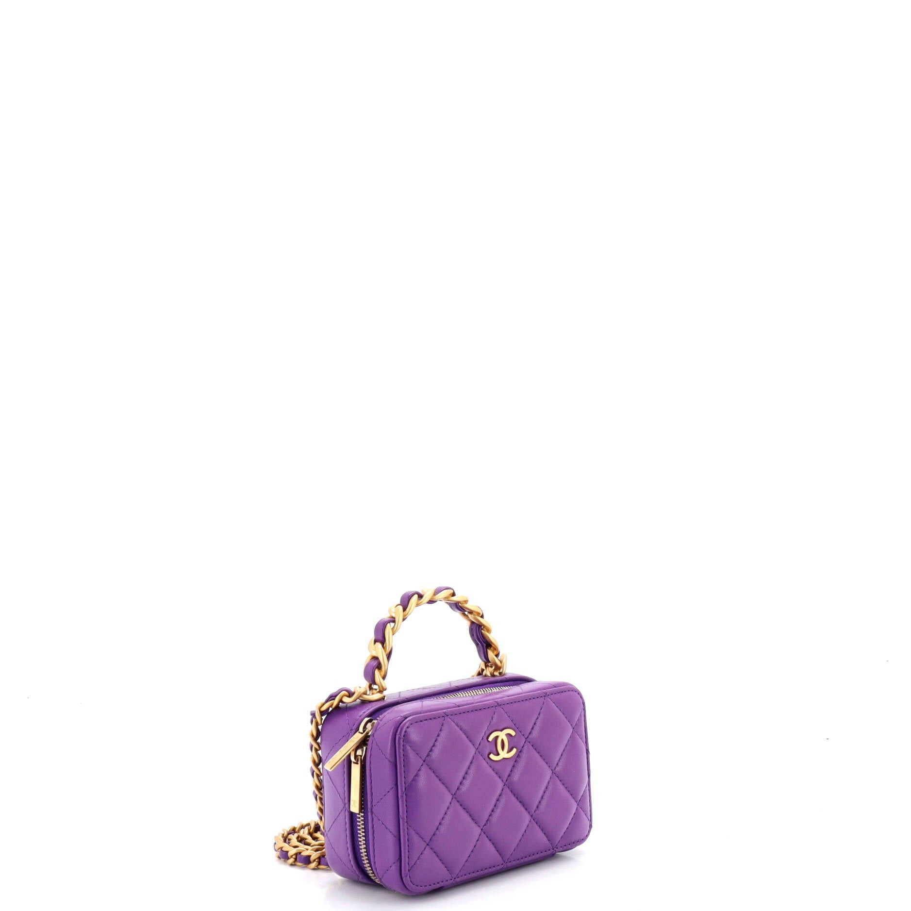 Chanel Woven Chain Top Handle Vanity Case Size ONE SIZE - 2 Thumbnail