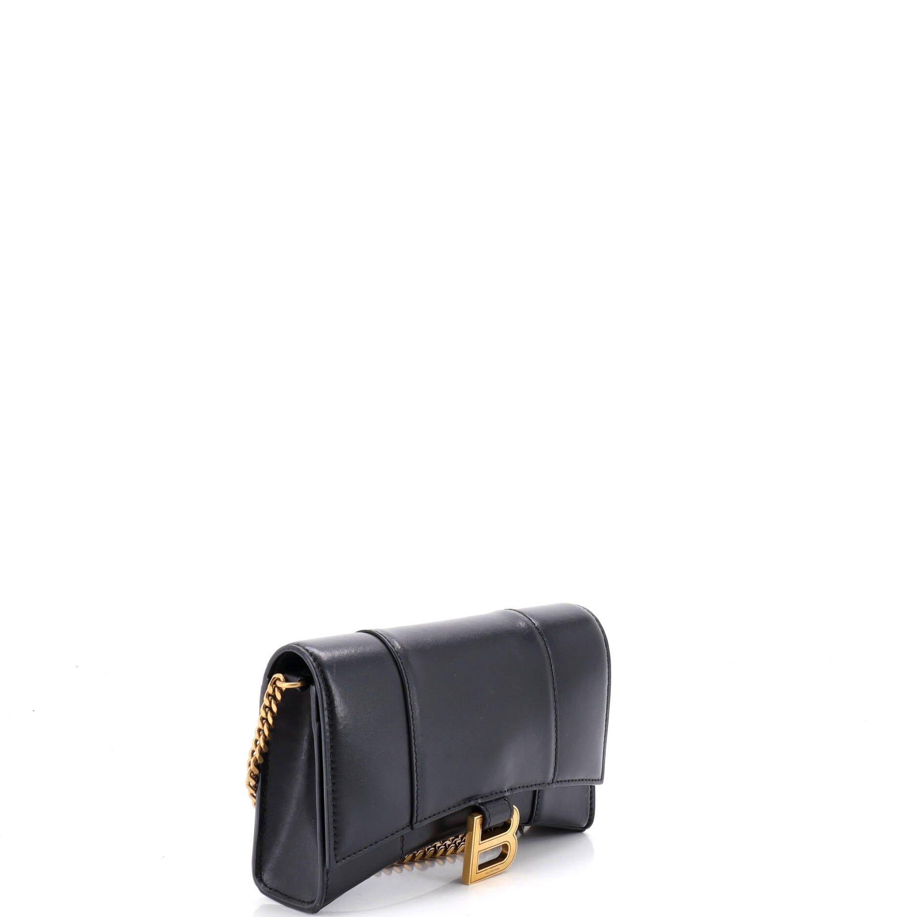Balenciaga Hourglass Chain Wallet Size ONE SIZE - 2 Thumbnail