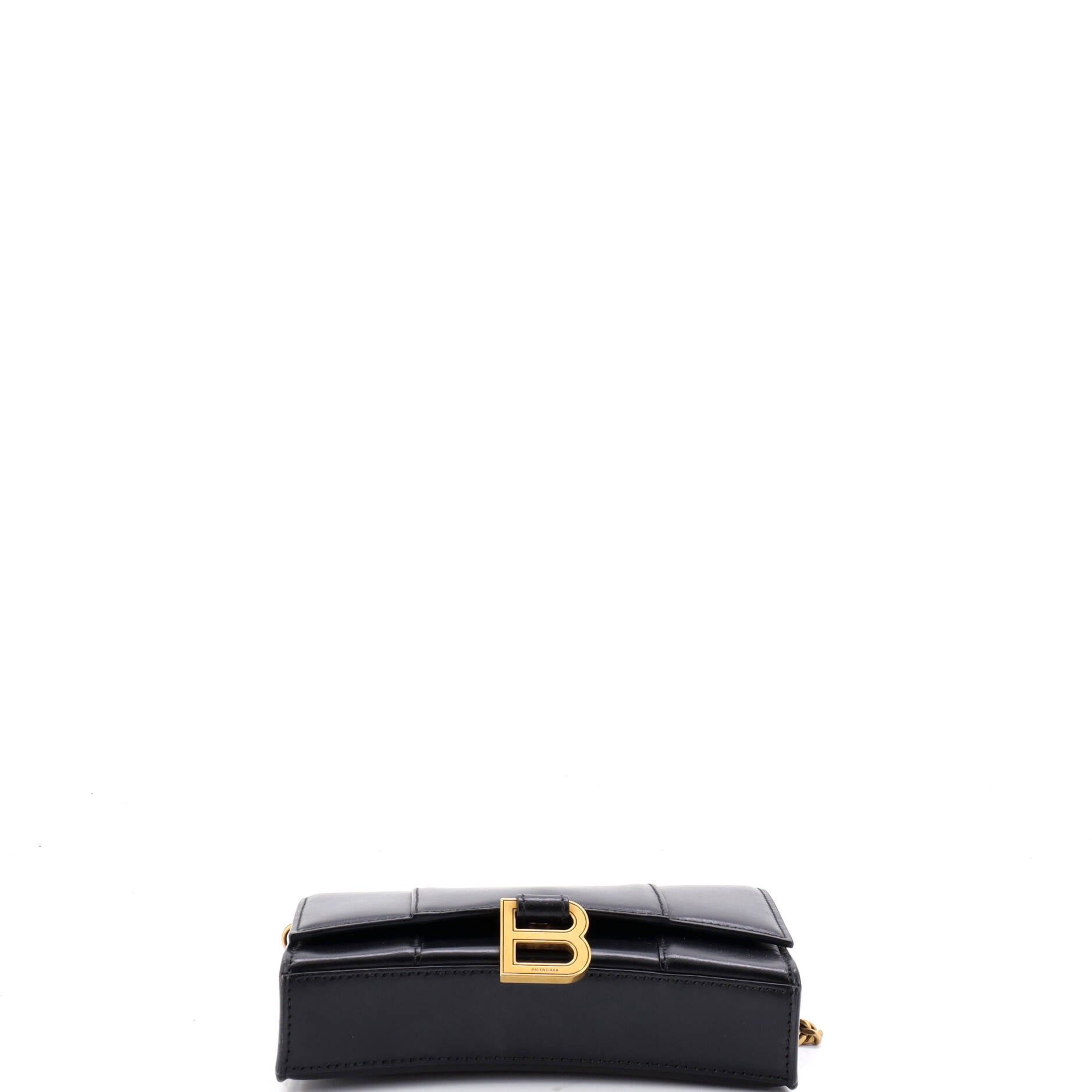 Balenciaga Hourglass Chain Wallet Size ONE SIZE - 4 Thumbnail
