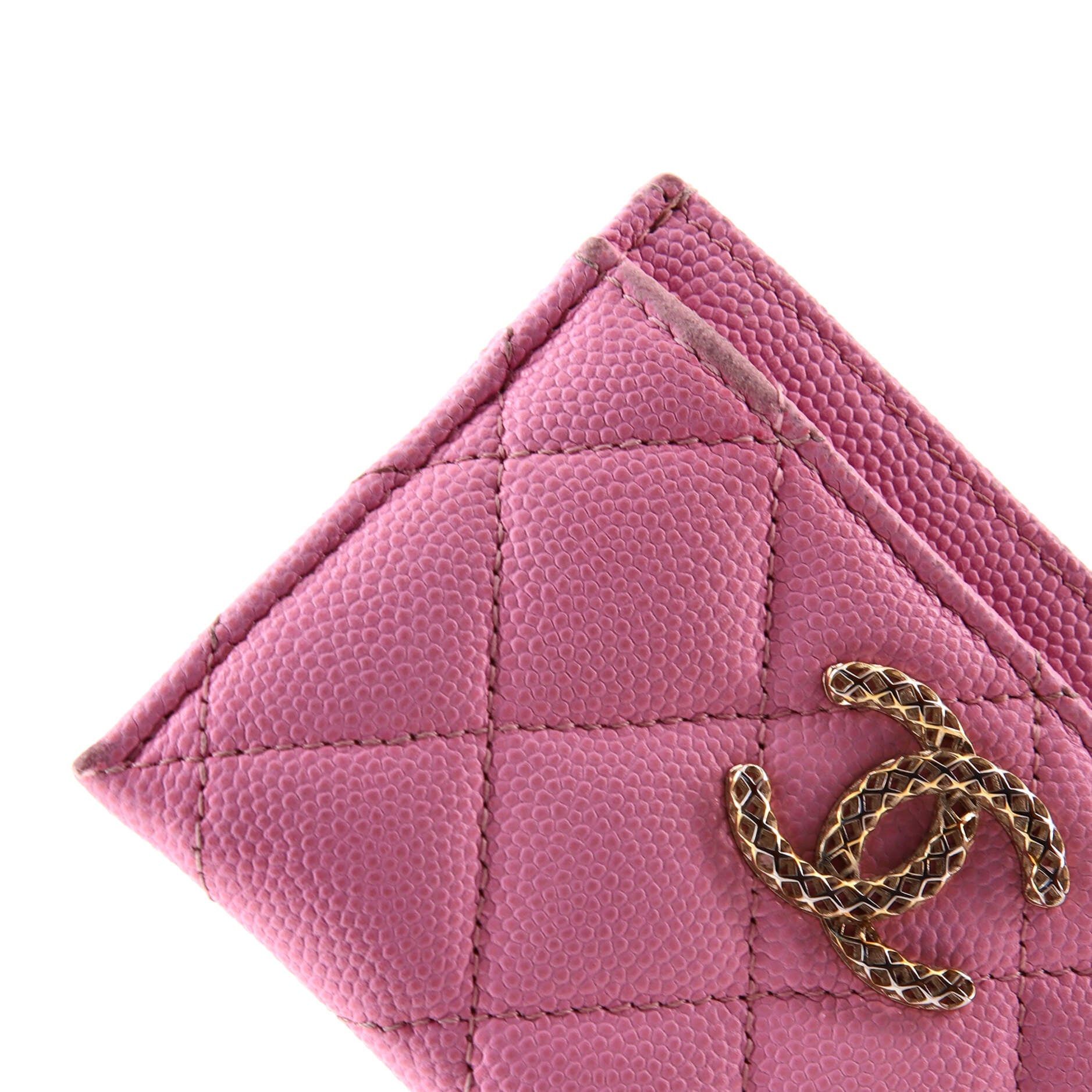 Chanel Textured CC Card Holder Size ONE SIZE - 6 Thumbnail