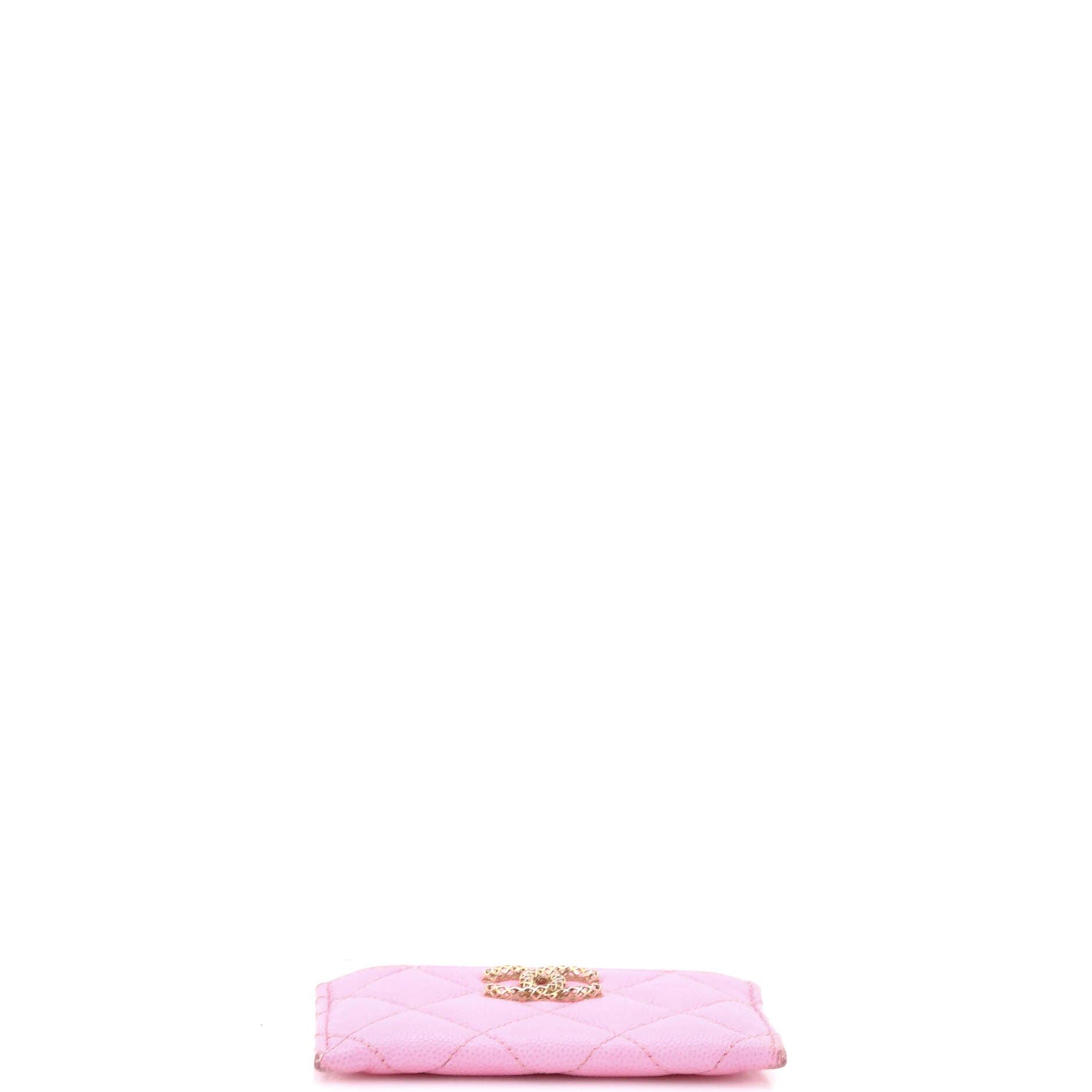 Chanel Textured CC Card Holder Size ONE SIZE - 4 Thumbnail