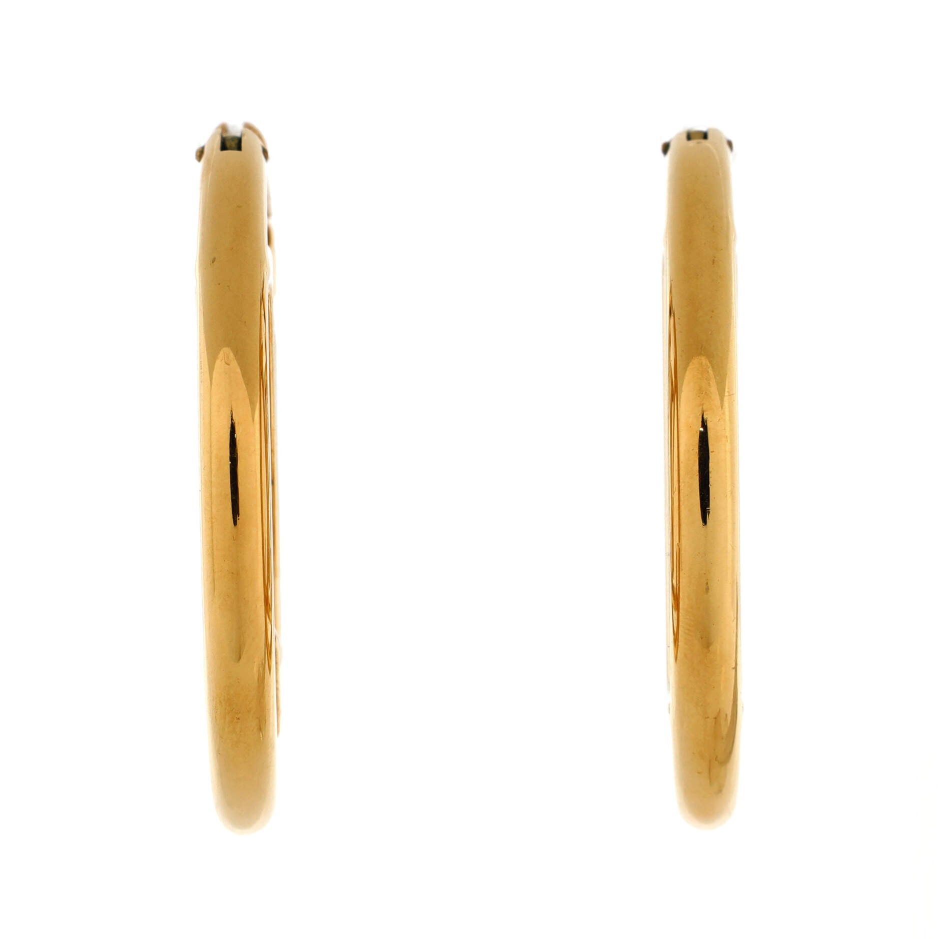 Louis Vuitton Louise Hoop Earrings Size ONE SIZE - 2 Thumbnail