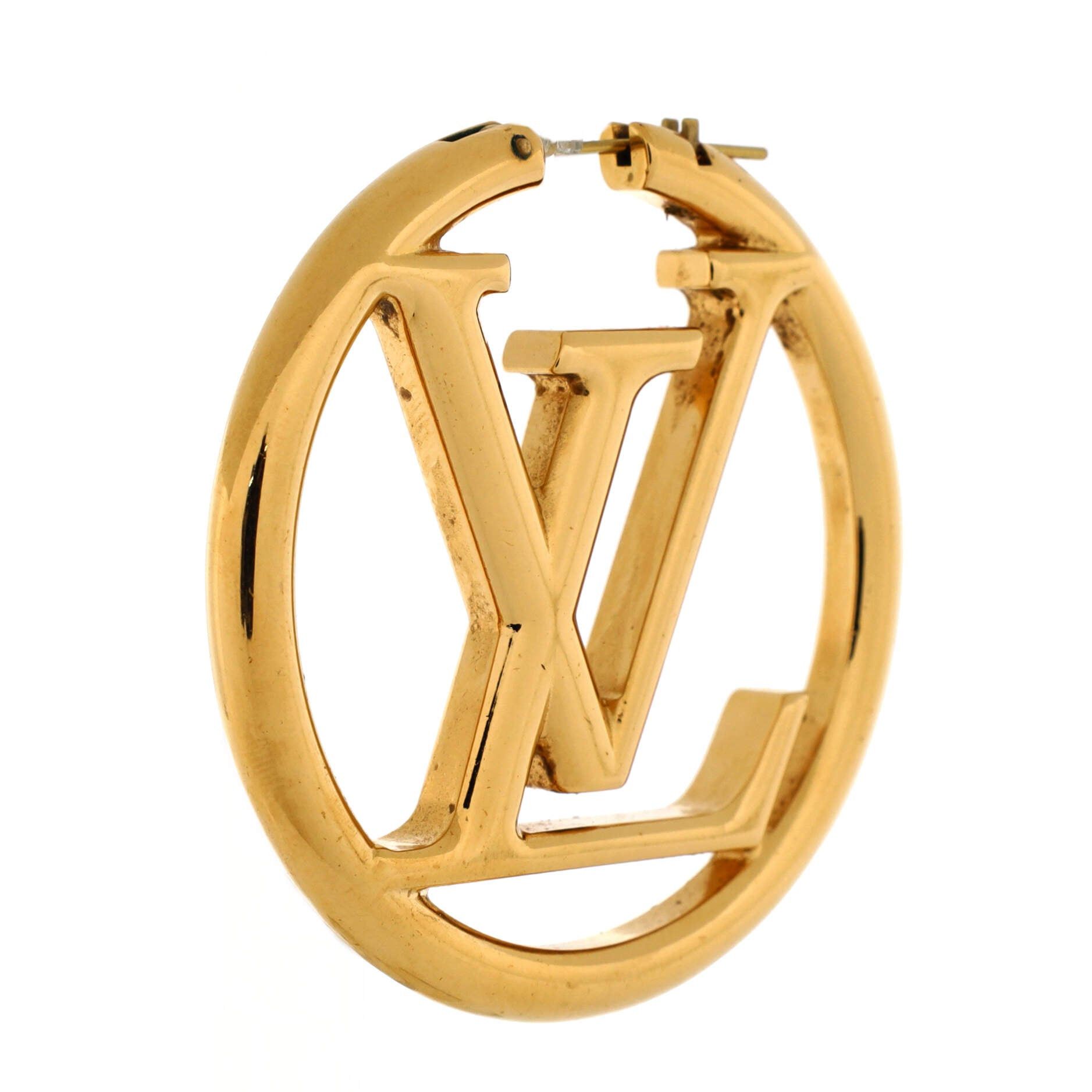 Louis Vuitton Louise Hoop Earrings Size ONE SIZE - 3 Thumbnail
