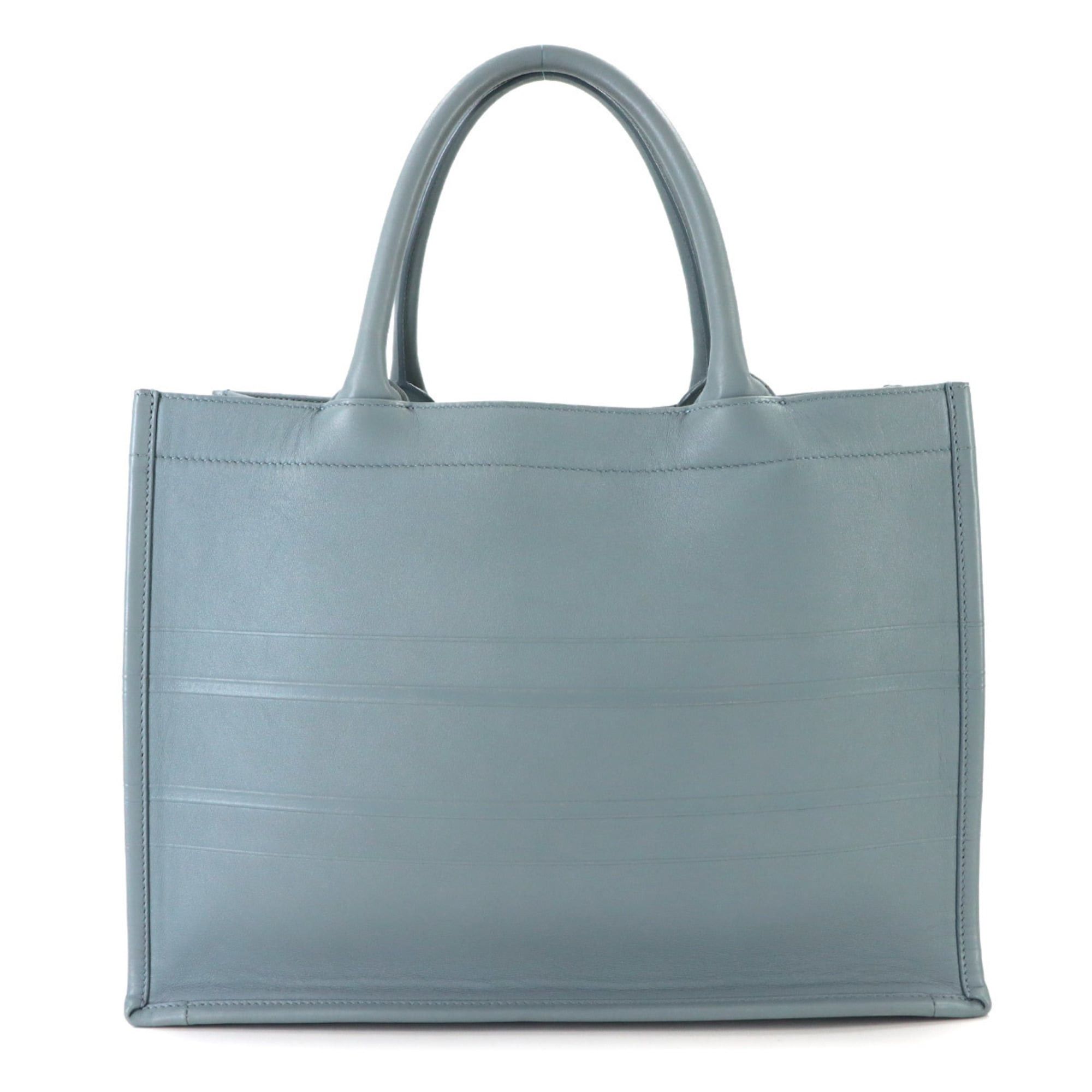 Dior Christian Dior Book Tote Medium Handbag, Leather, Gray, M1296ZGSB Size ONE SIZE - 3 Thumbnail