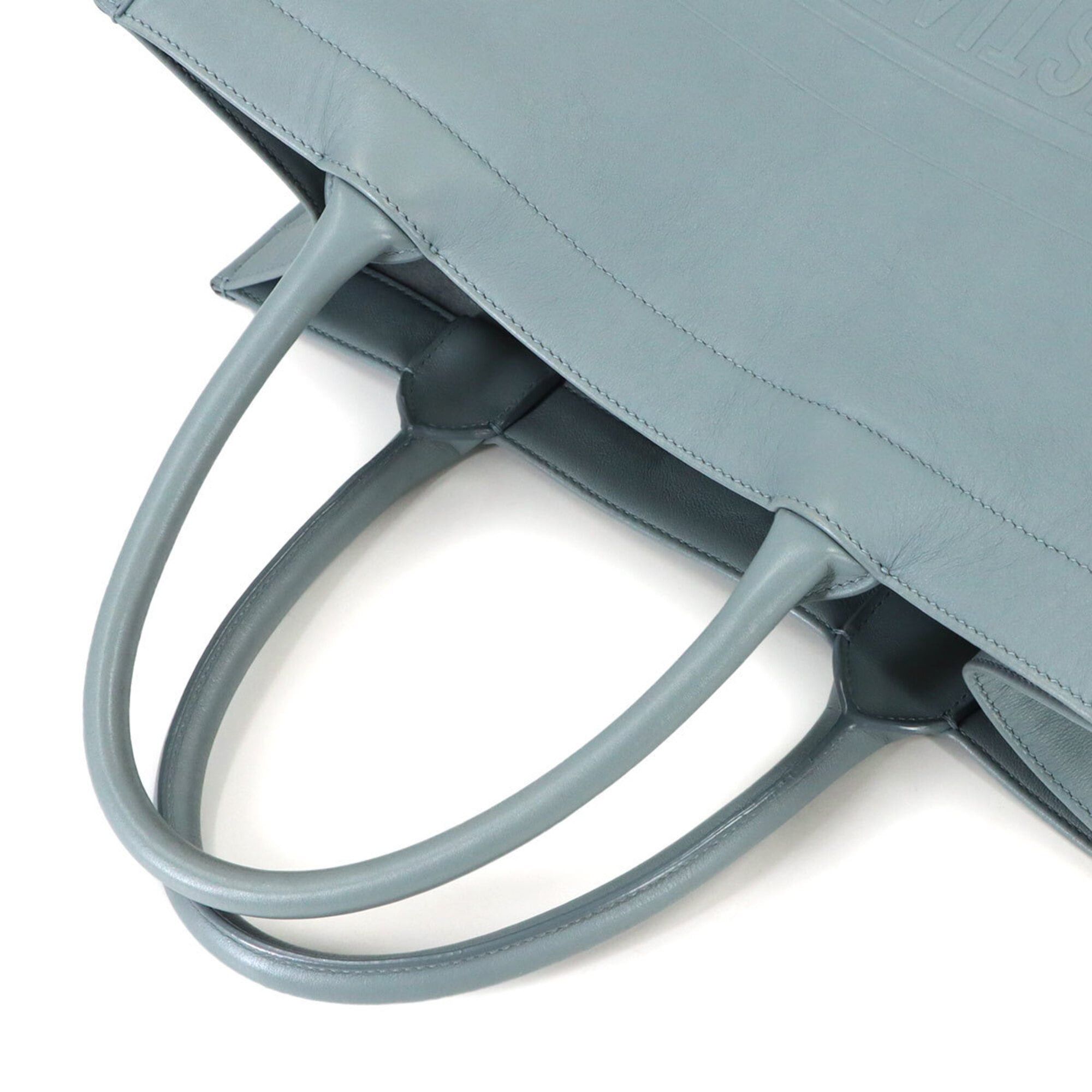 Dior Christian Dior Book Tote Medium Handbag, Leather, Gray, M1296ZGSB Size ONE SIZE - 6 Thumbnail