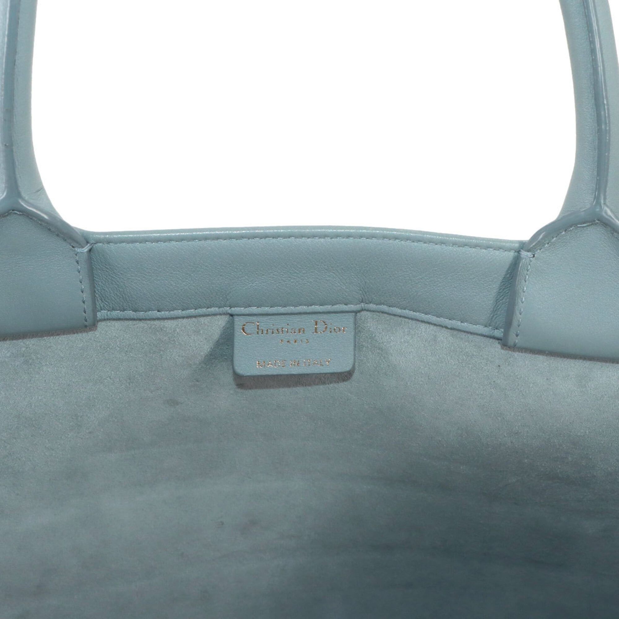 Dior Christian Dior Book Tote Medium Handbag, Leather, Gray, M1296ZGSB Size ONE SIZE - 8 Thumbnail
