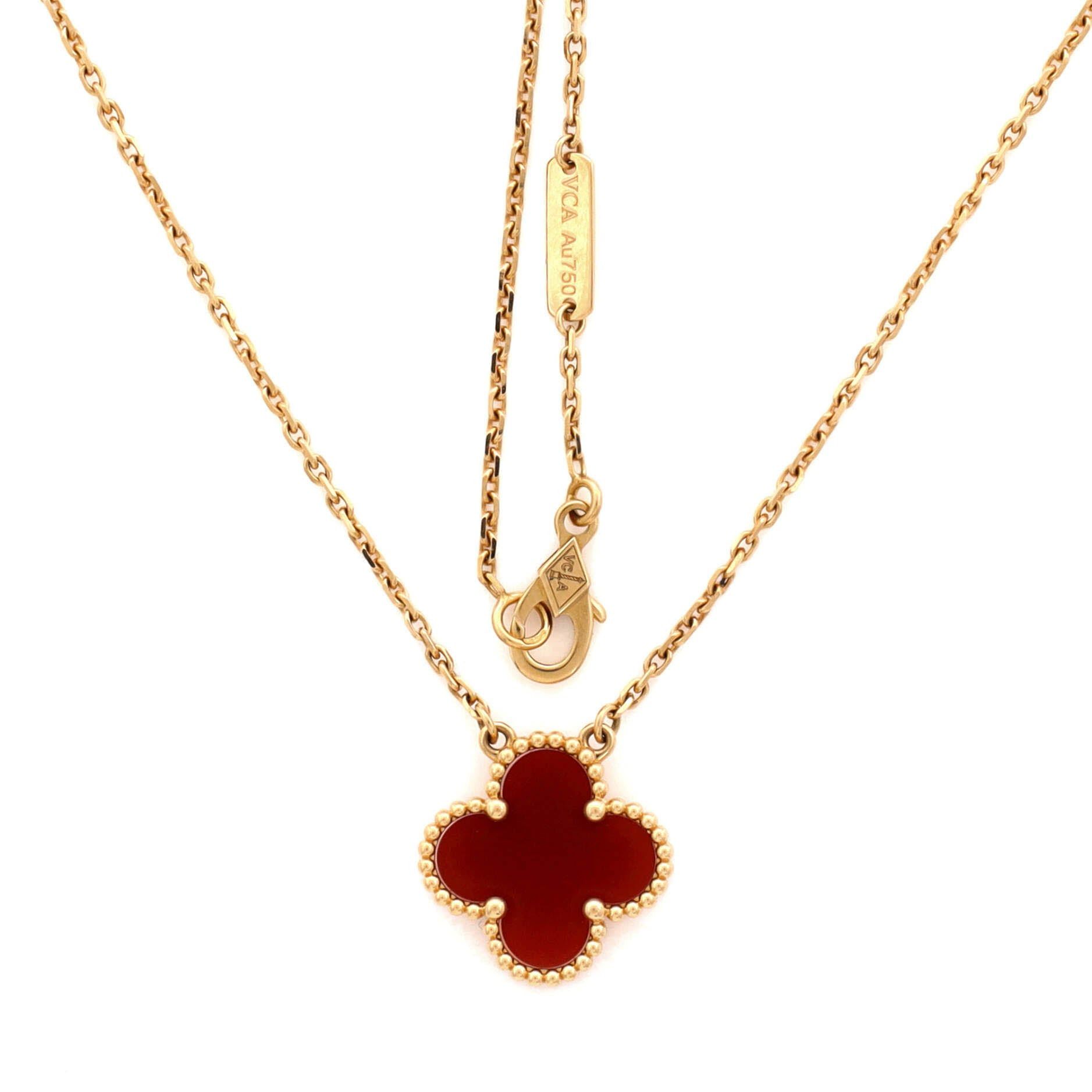 Van Cleef & Arpels Vintage Alhambra Pendant Necklace Size ONE SIZE - 3 Thumbnail