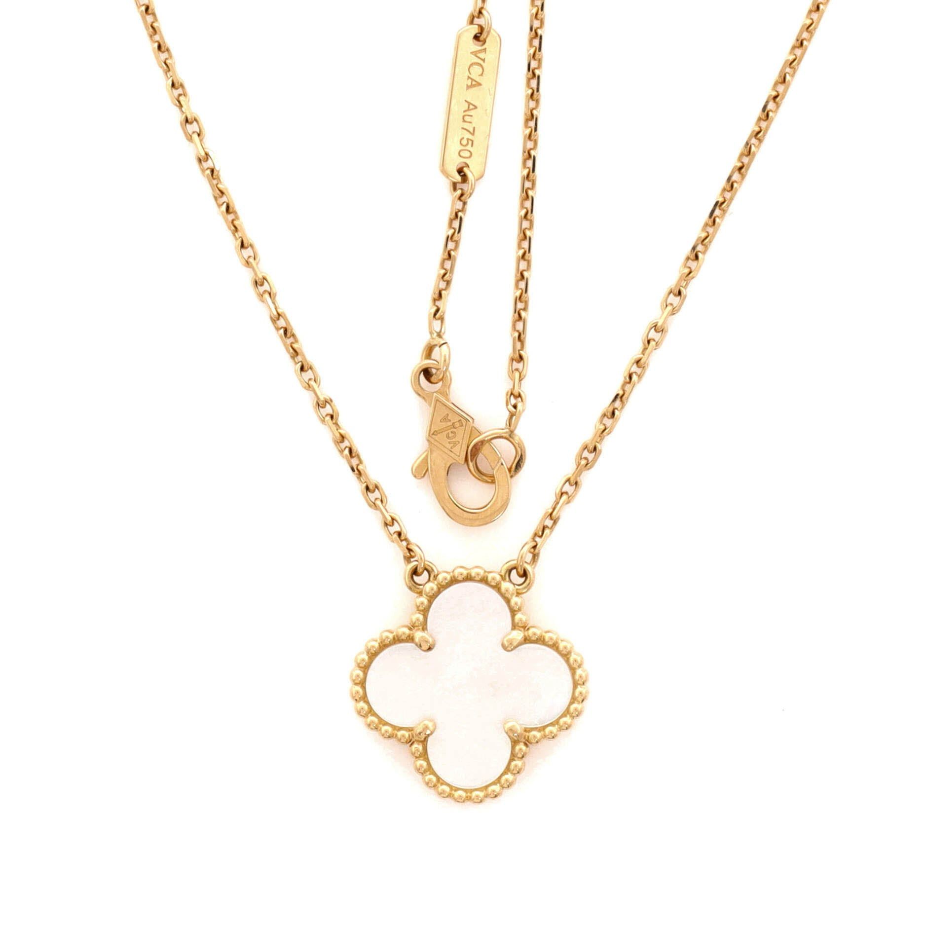 Van Cleef & Arpels Vintage Alhambra Pendant Necklace Size ONE SIZE - 2 Thumbnail