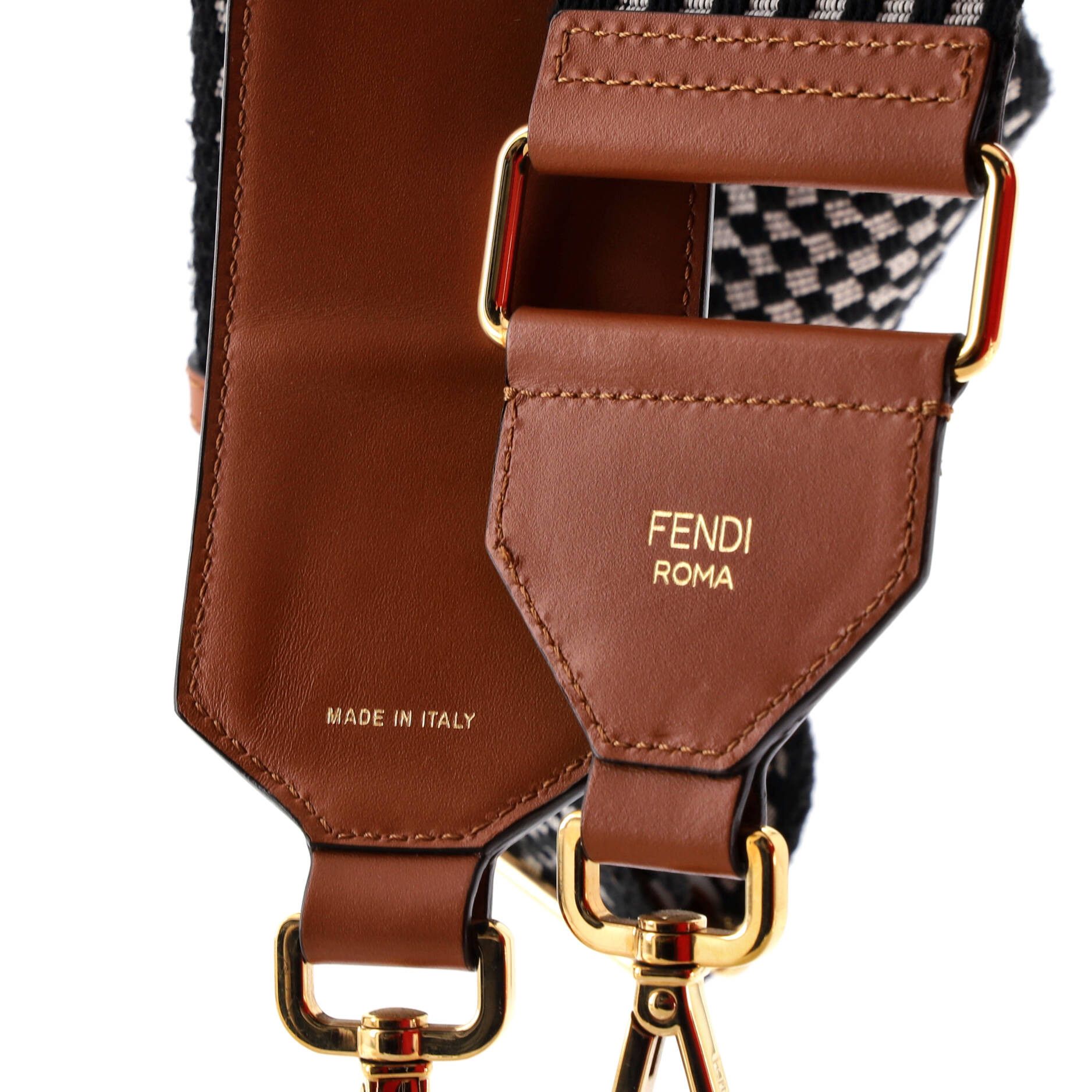 Fendi Logo Strap You Shoulder Strap Size ONE SIZE - 3 Thumbnail