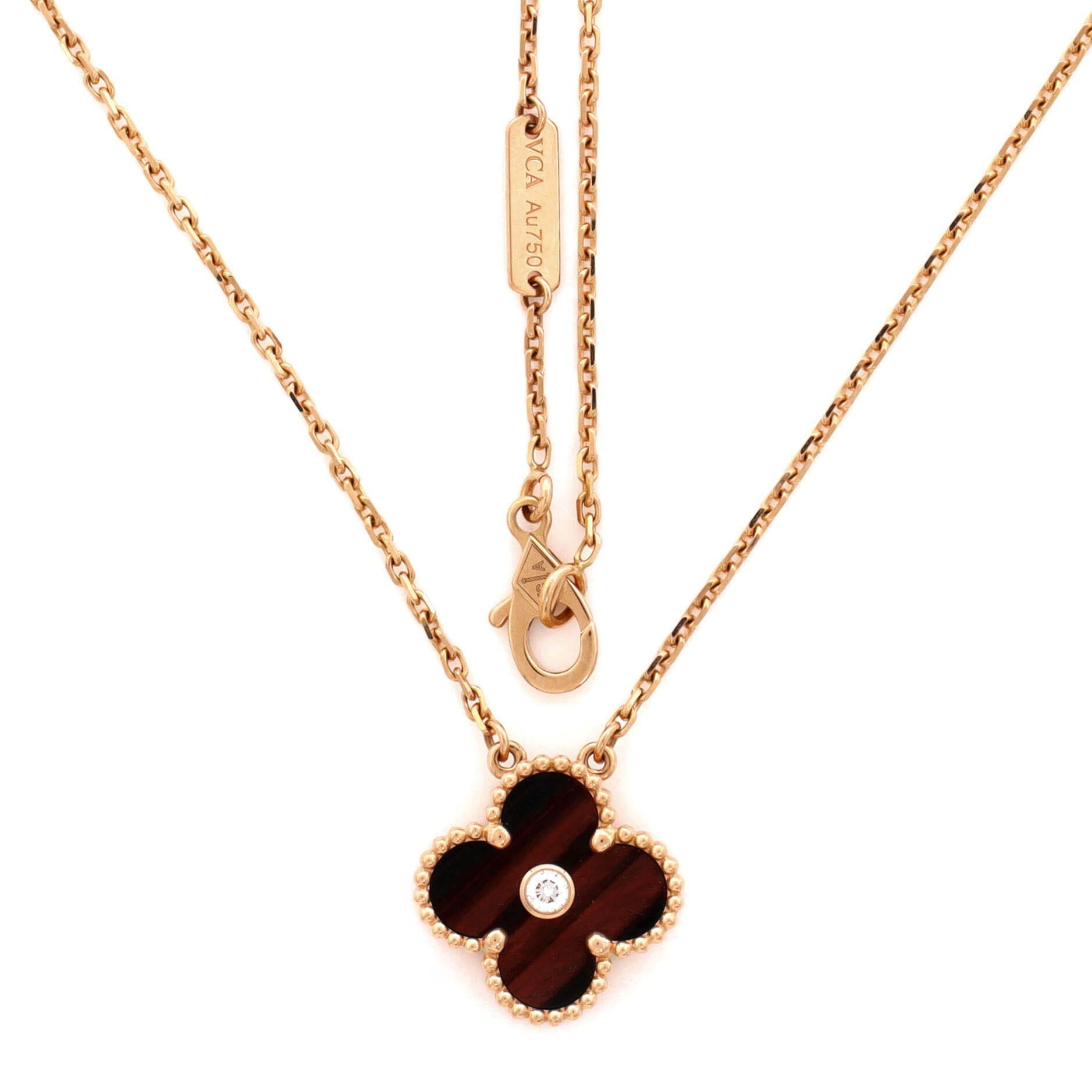 Van Cleef & Arpels Vintage Alhambra Pendant Necklace Size ONE SIZE - 3 Thumbnail