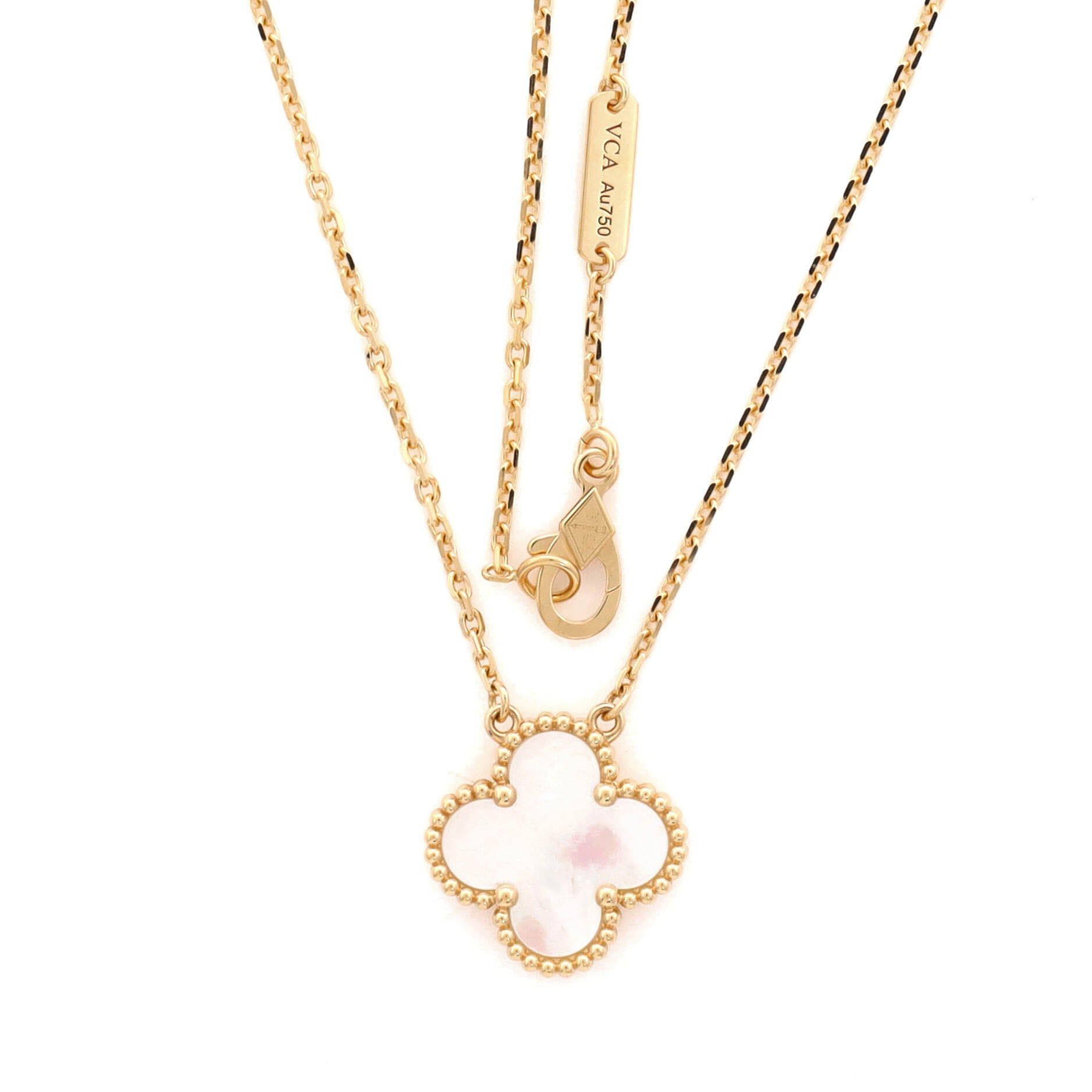 Van Cleef & Arpels Vintage Alhambra Pendant Necklace Size ONE SIZE - 3 Thumbnail