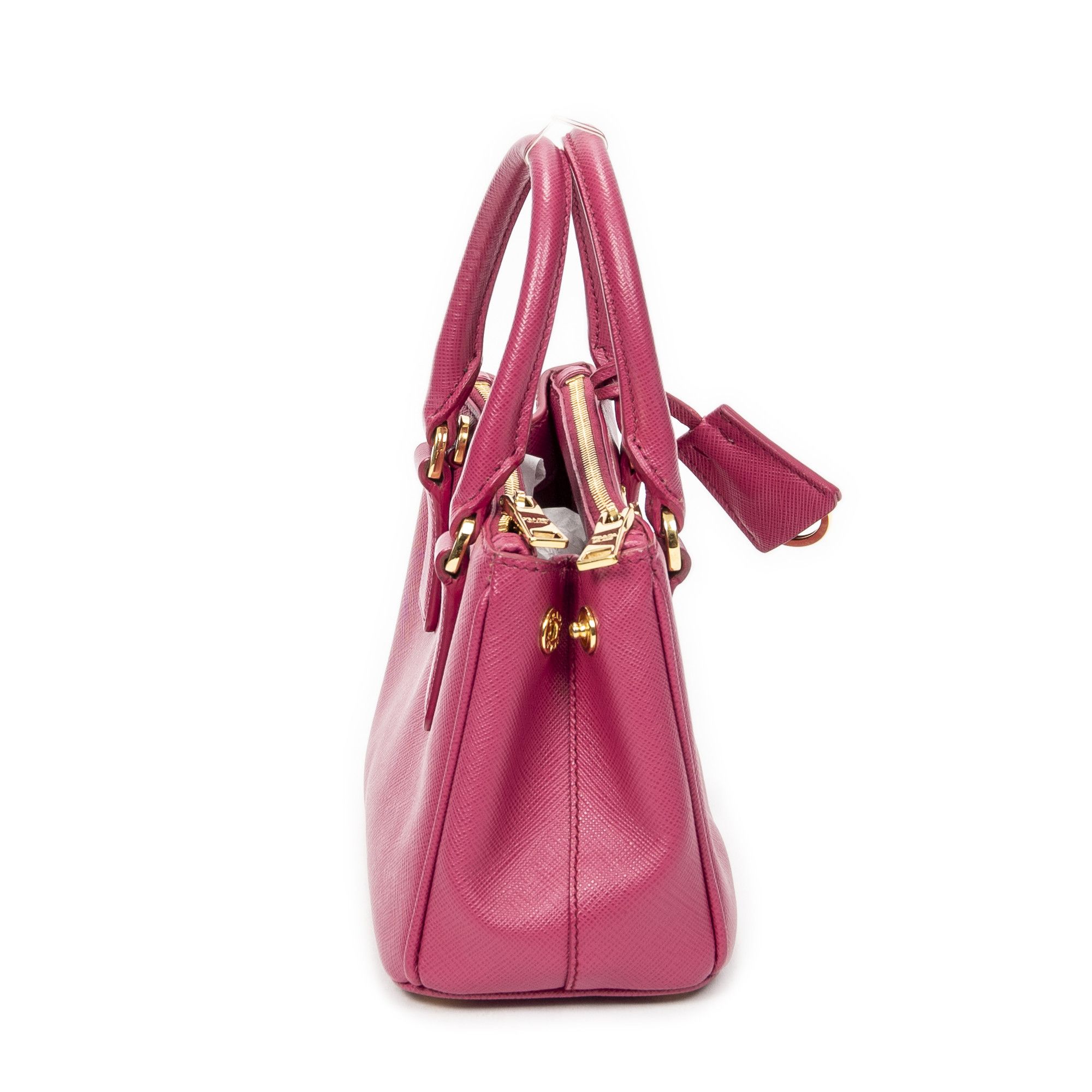 Prada Micro Galleria Double Zip Tote Size ONE SIZE - 4 Thumbnail