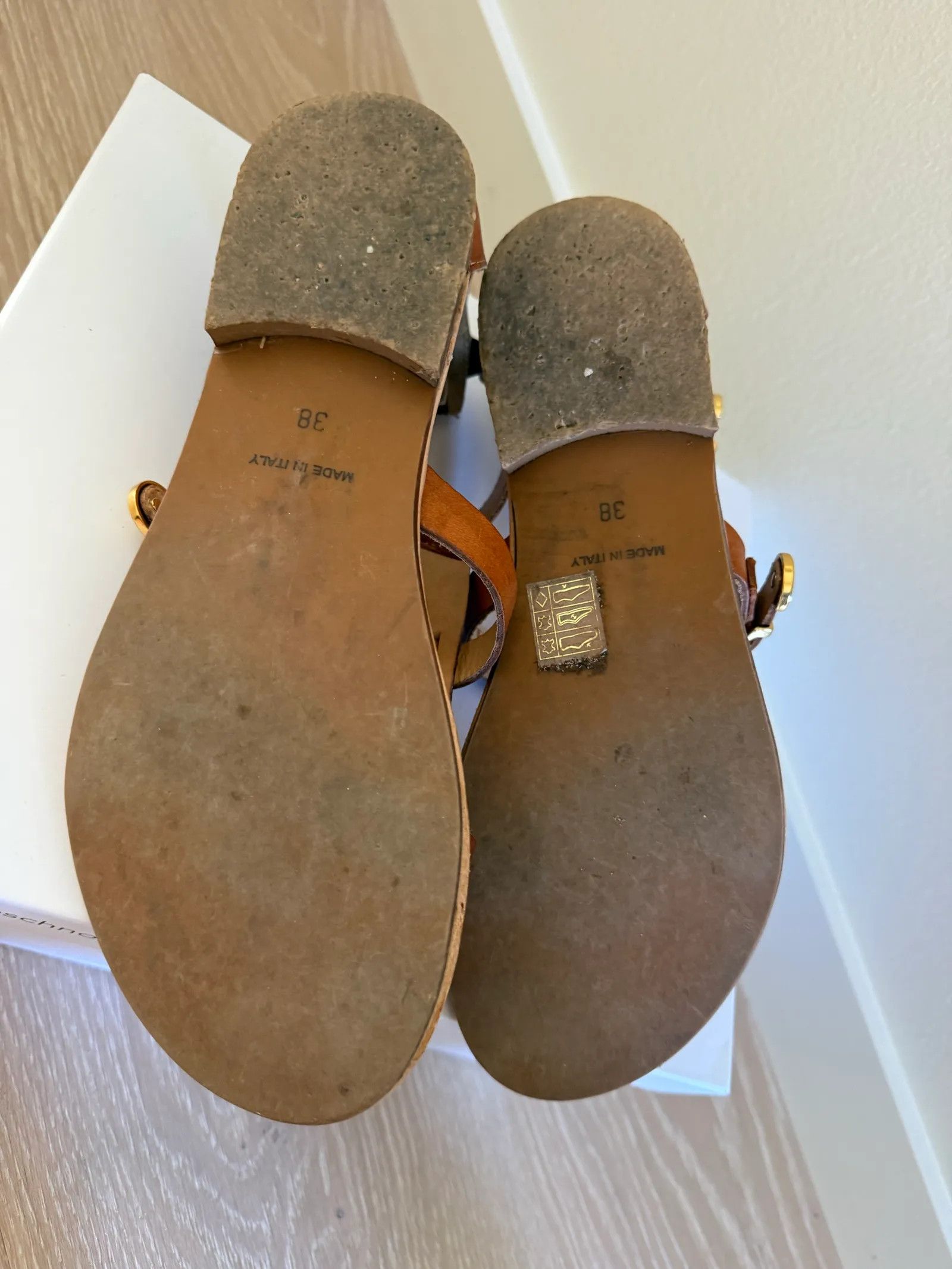 Vera Pelle Vera Pelle Sandals Size US 8 / IT 38 - 5 Thumbnail