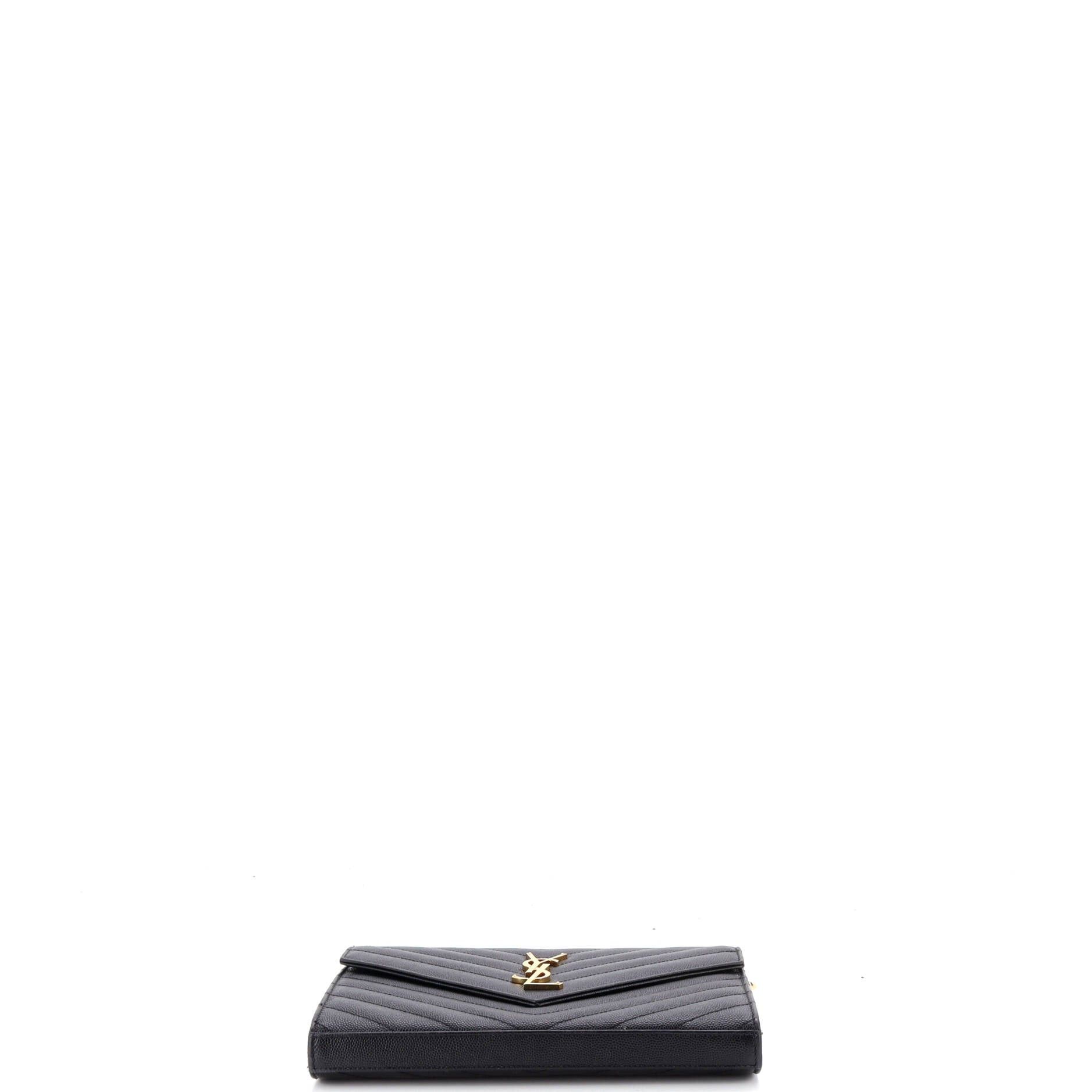 Saint Laurent Paris Classic Monogram Wallet on Chain Size ONE SIZE - 4 Thumbnail