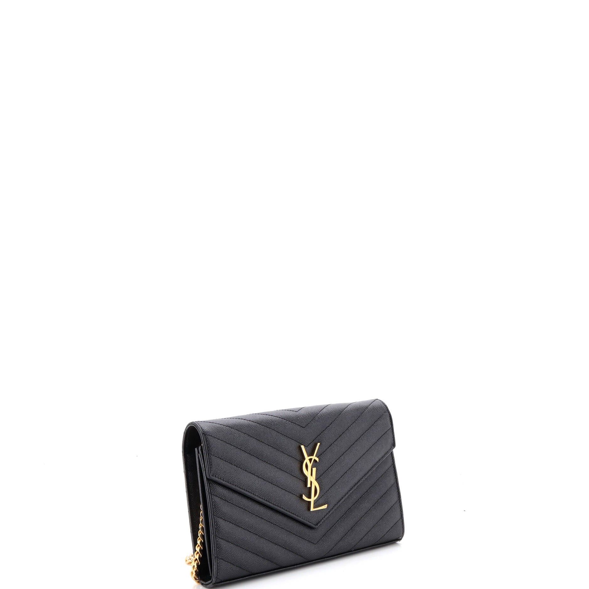 Saint Laurent Paris Classic Monogram Wallet on Chain Size ONE SIZE - 2 Thumbnail