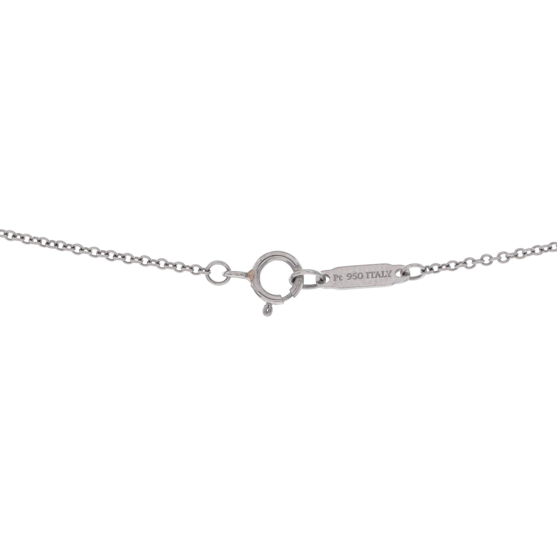Tiffany & Co. Fleur de Lis Key Bar Pendant Necklace Size ONE SIZE - 3 Thumbnail
