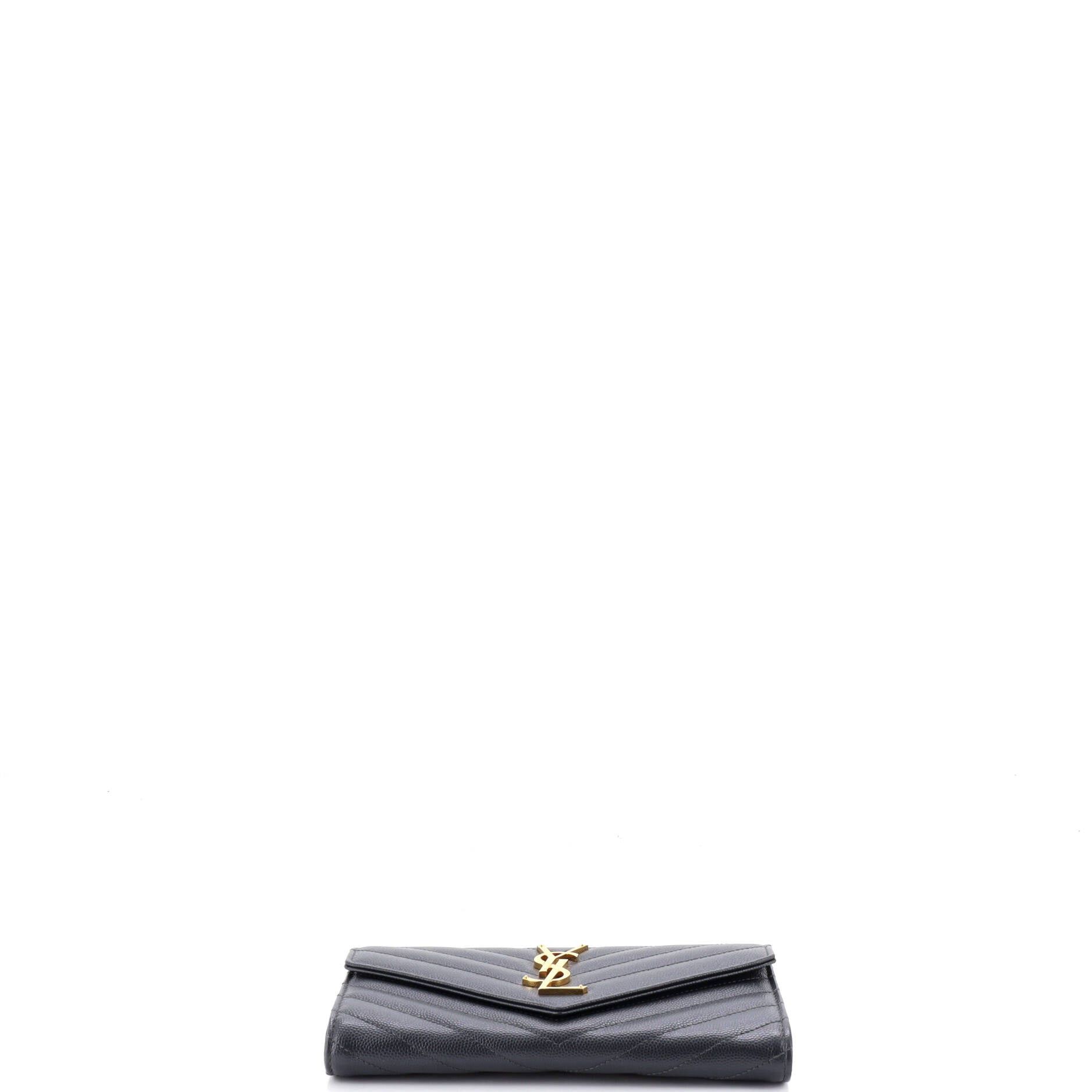 Saint Laurent Paris Classic Monogram Flap Wallet Size ONE SIZE - 4 Thumbnail