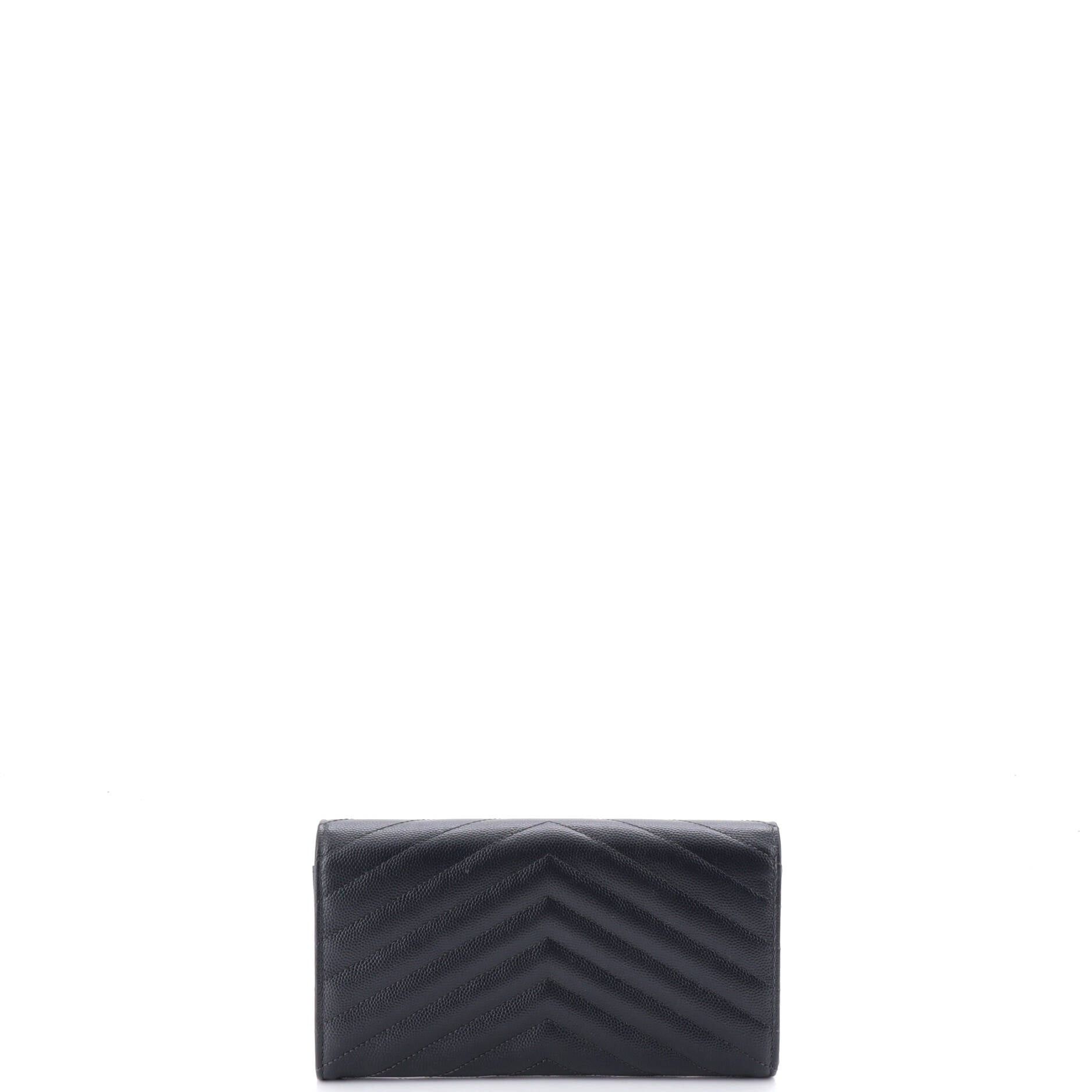 Saint Laurent Paris Classic Monogram Flap Wallet Size ONE SIZE - 3 Thumbnail