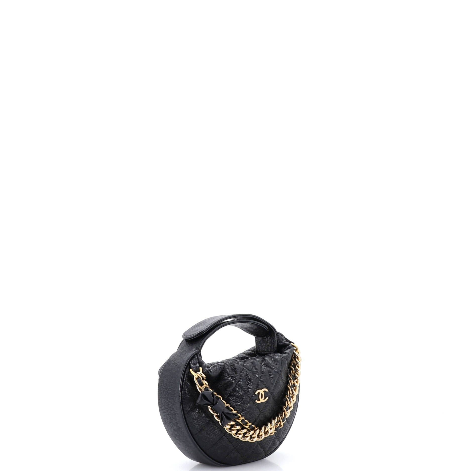 Chanel Double Chain Bow Hobo Pouch Size ONE SIZE - 2 Thumbnail