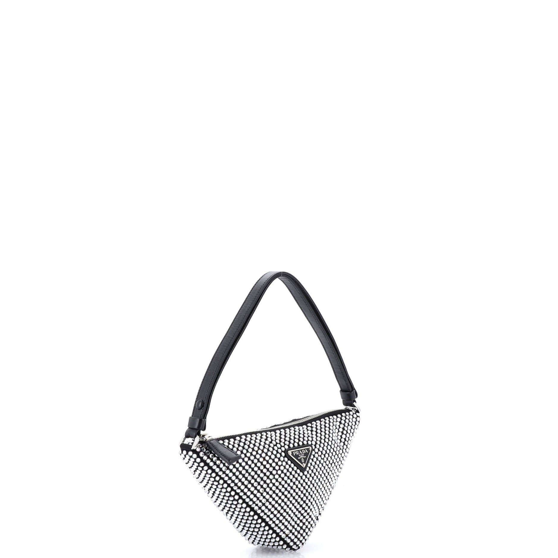 Prada Triangle Top Handle Pouch Bag Size ONE SIZE - 2 Thumbnail