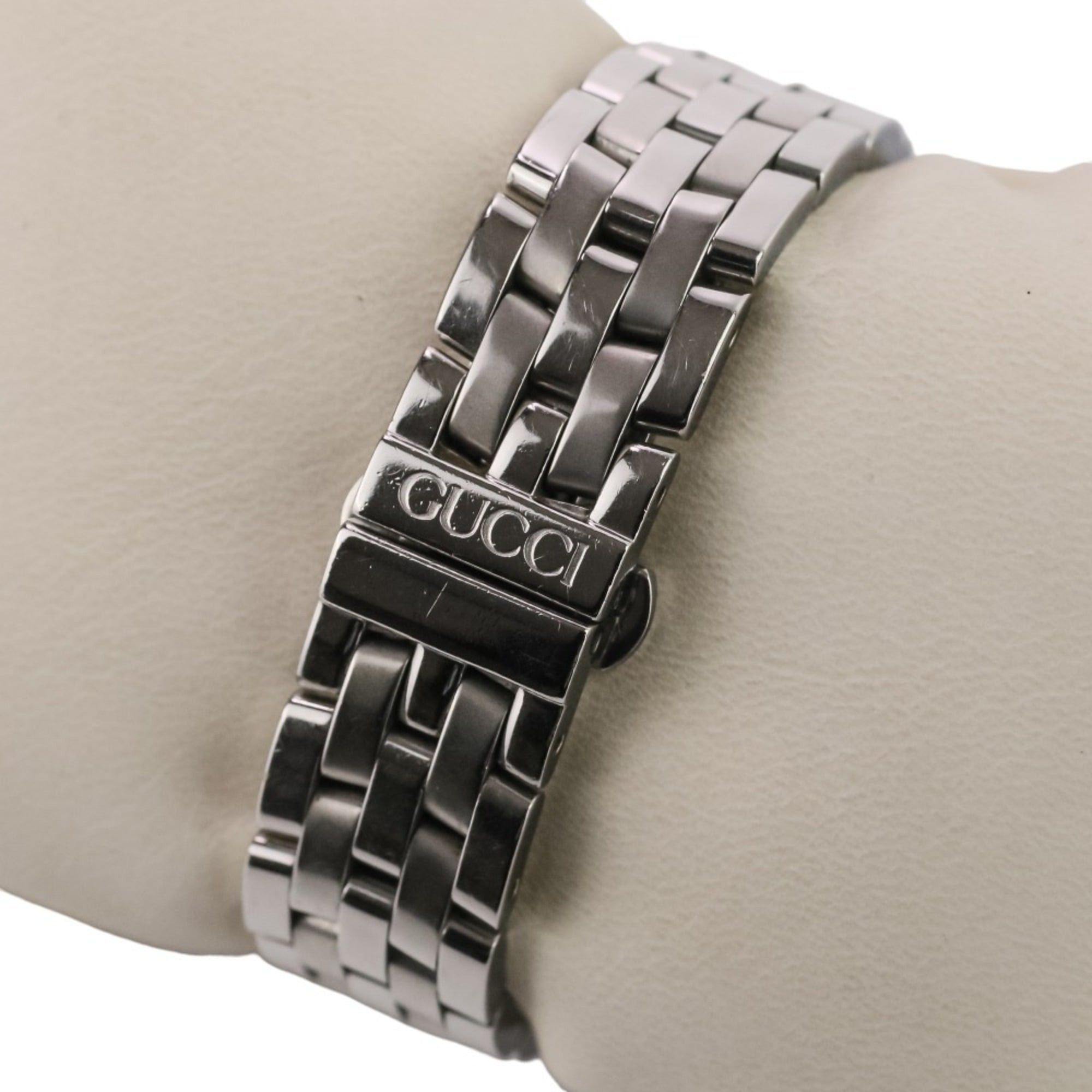 Gucci GUCCI Quartz Watch 5500L Silver Sunray Dial Stainless Steel Women's Size ONE SIZE - 9 Thumbnail