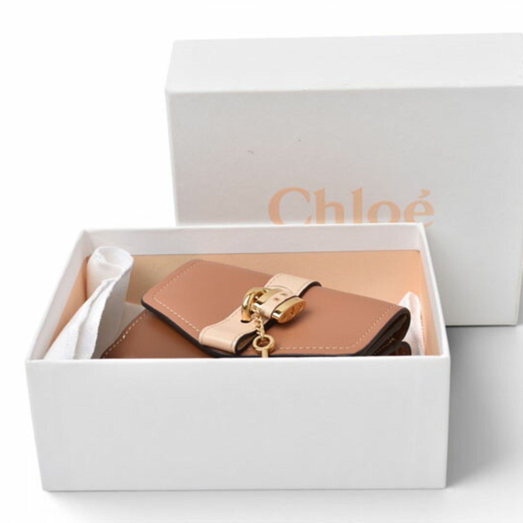 Chloe Chloé Chloe Mini Wallet, ABY Small Trifold Brown Multi Size ONE SIZE - 12 Thumbnail