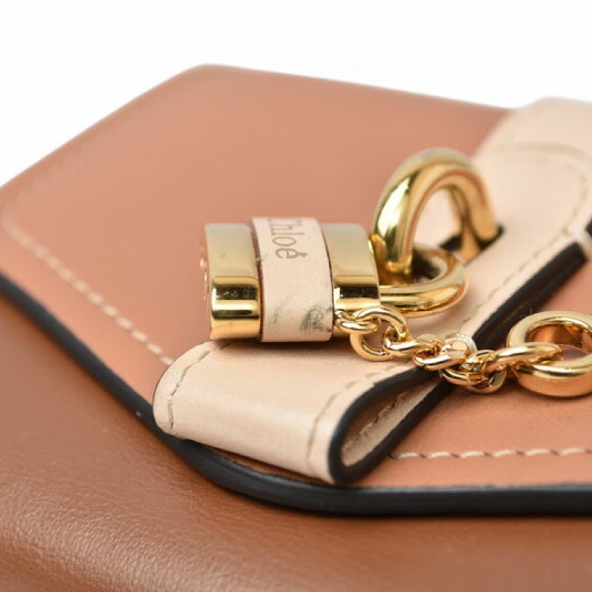 Chloe Chloé Chloe Mini Wallet, ABY Small Trifold Brown Multi Size ONE SIZE - 7 Thumbnail