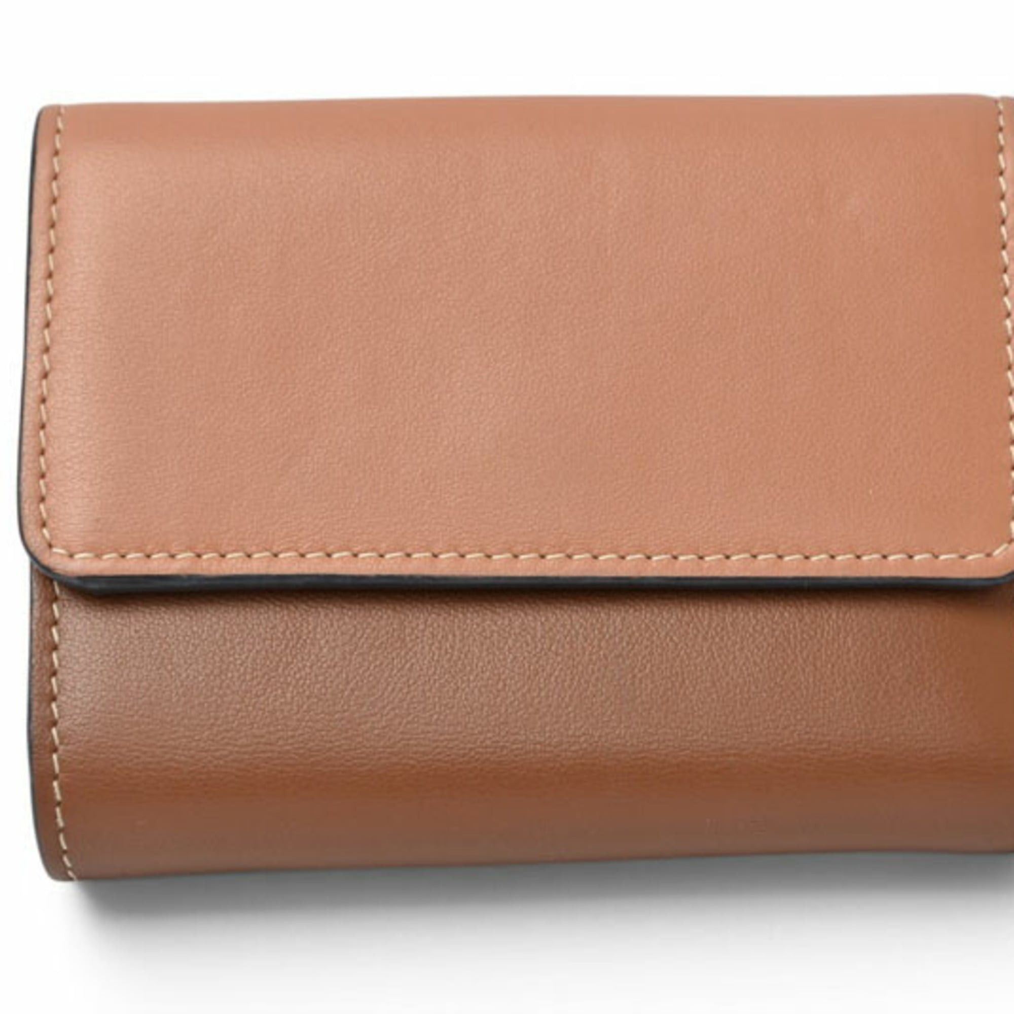 Chloe Chloé Chloe Mini Wallet, ABY Small Trifold Brown Multi Size ONE SIZE - 4 Thumbnail