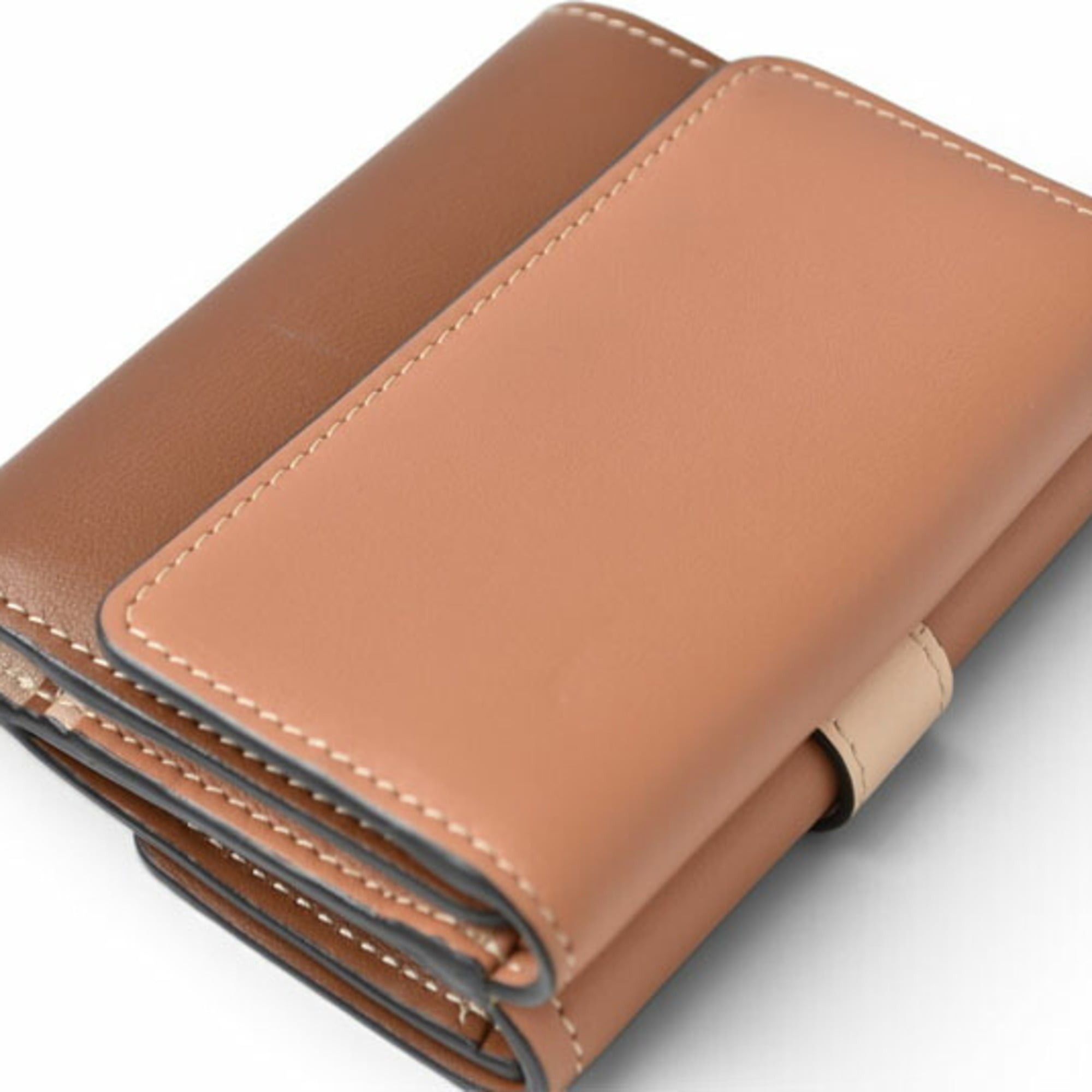 Chloe Chloé Chloe Mini Wallet, ABY Small Trifold Brown Multi Size ONE SIZE - 8 Thumbnail