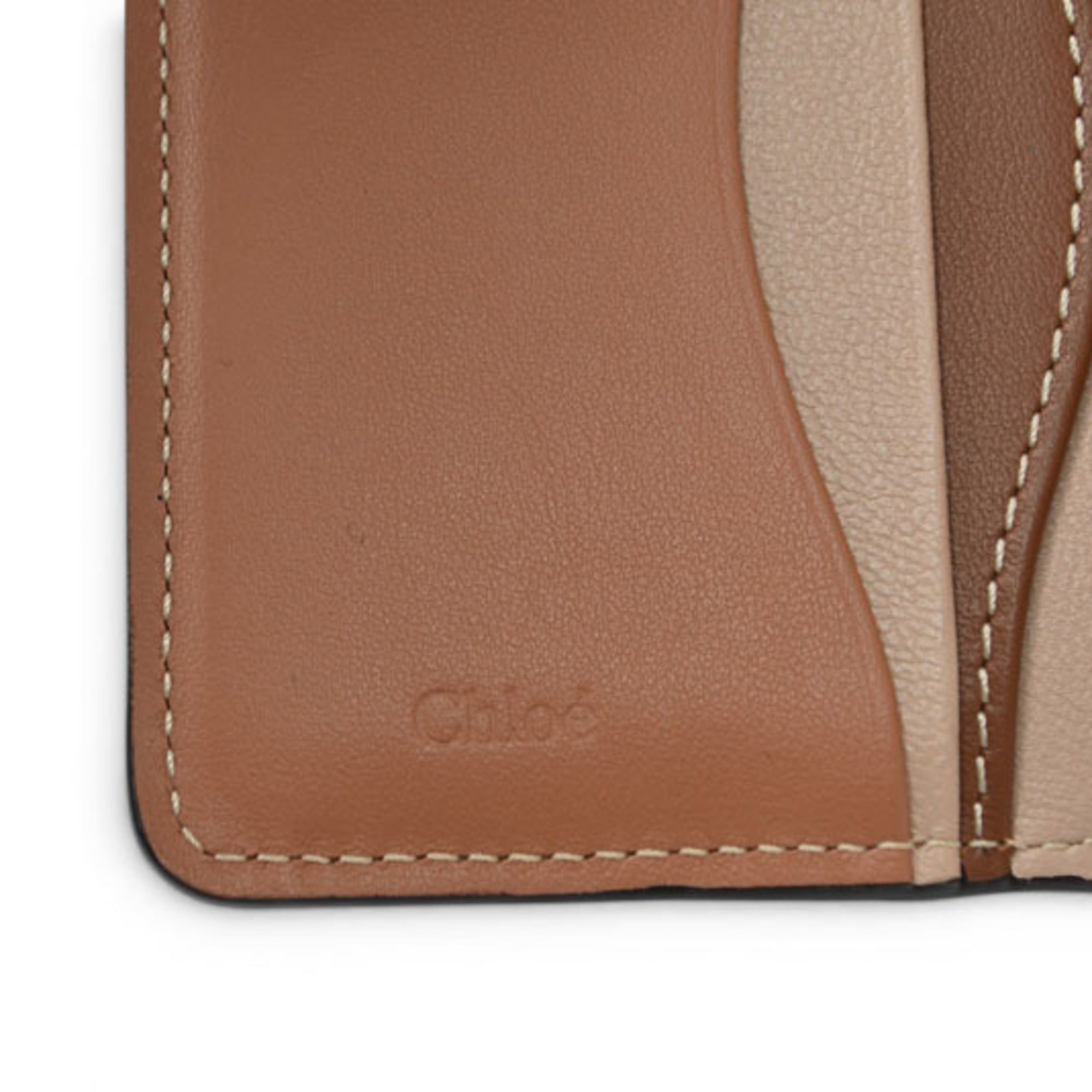 Chloe Chloé Chloe Mini Wallet, ABY Small Trifold Brown Multi Size ONE SIZE - 10 Thumbnail