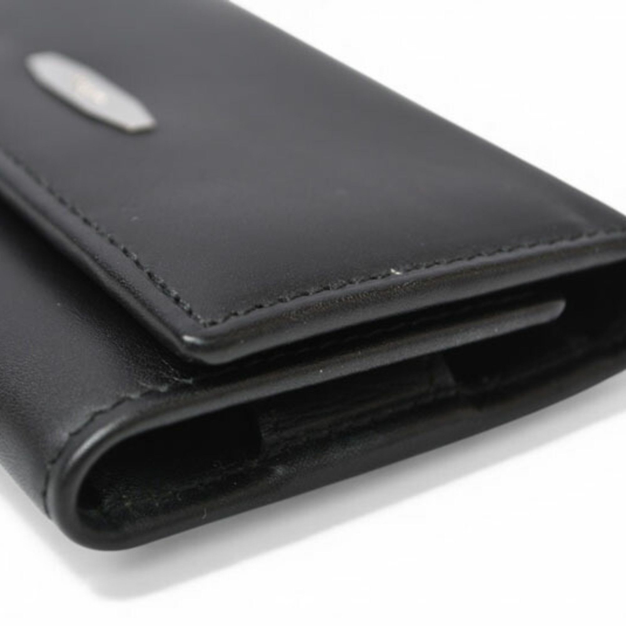 Salvatore Ferragamo Unused Salvatore Ferragamo Key Case Holder, Leather, Black, 22.8150 Size ONE SIZE - 6 Thumbnail