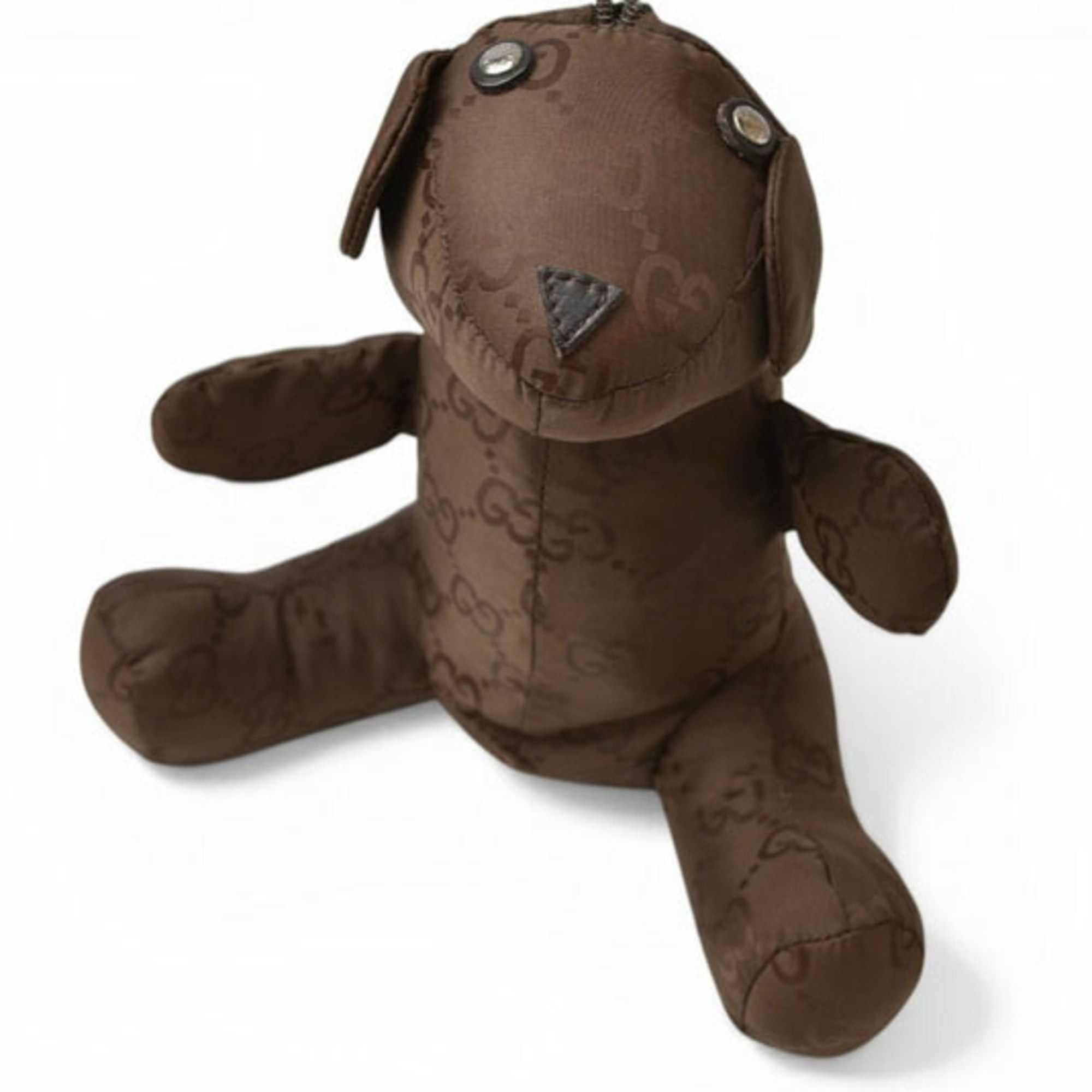 Gucci Gucci bag, GUCCI GG nylon, teddy bear design, storage compartment, nylon pattern, brown, 223669 Size ONE SIZE - 4 Thumbnail