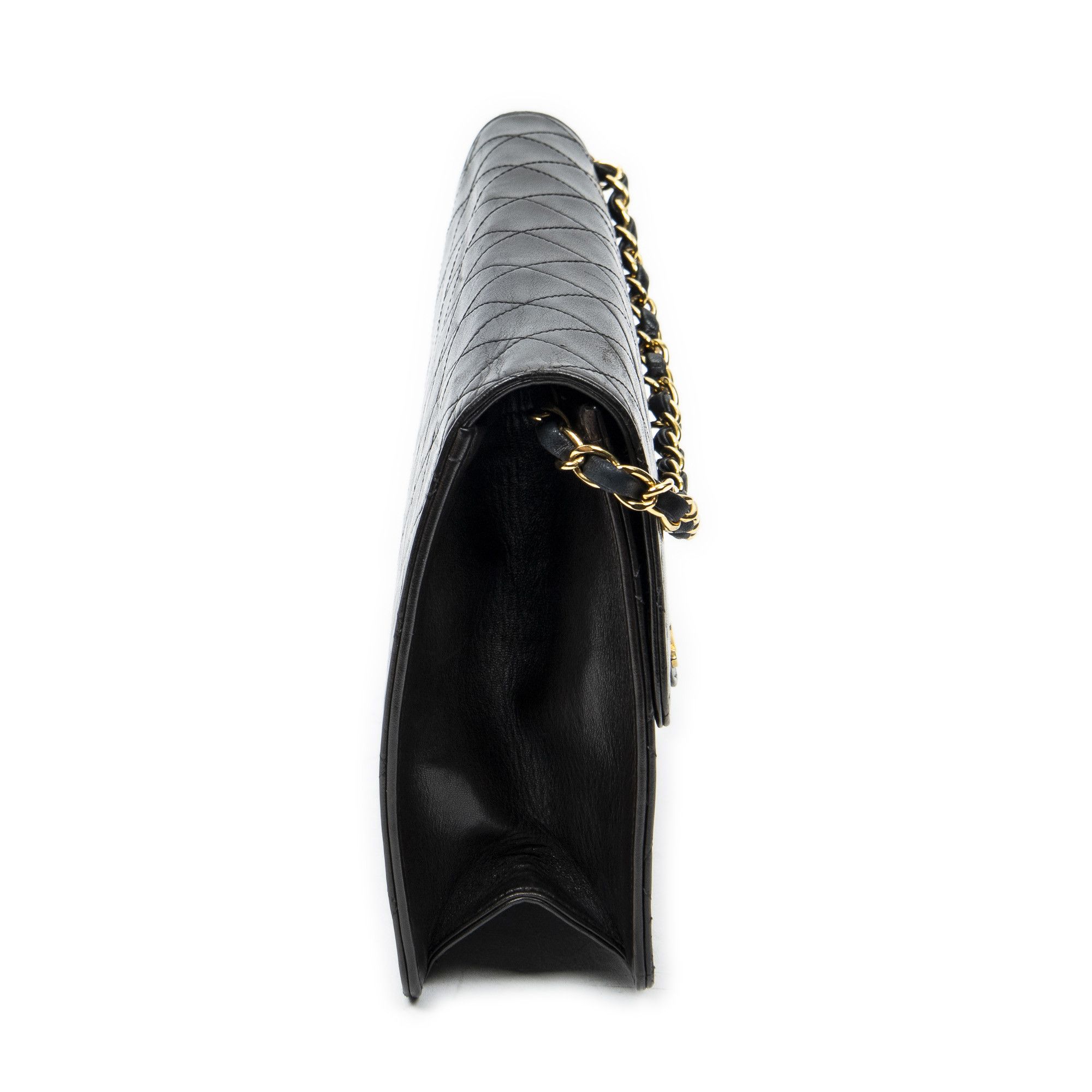 Chanel Vintage Push Lock Straight Flap Size ONE SIZE - 4 Thumbnail