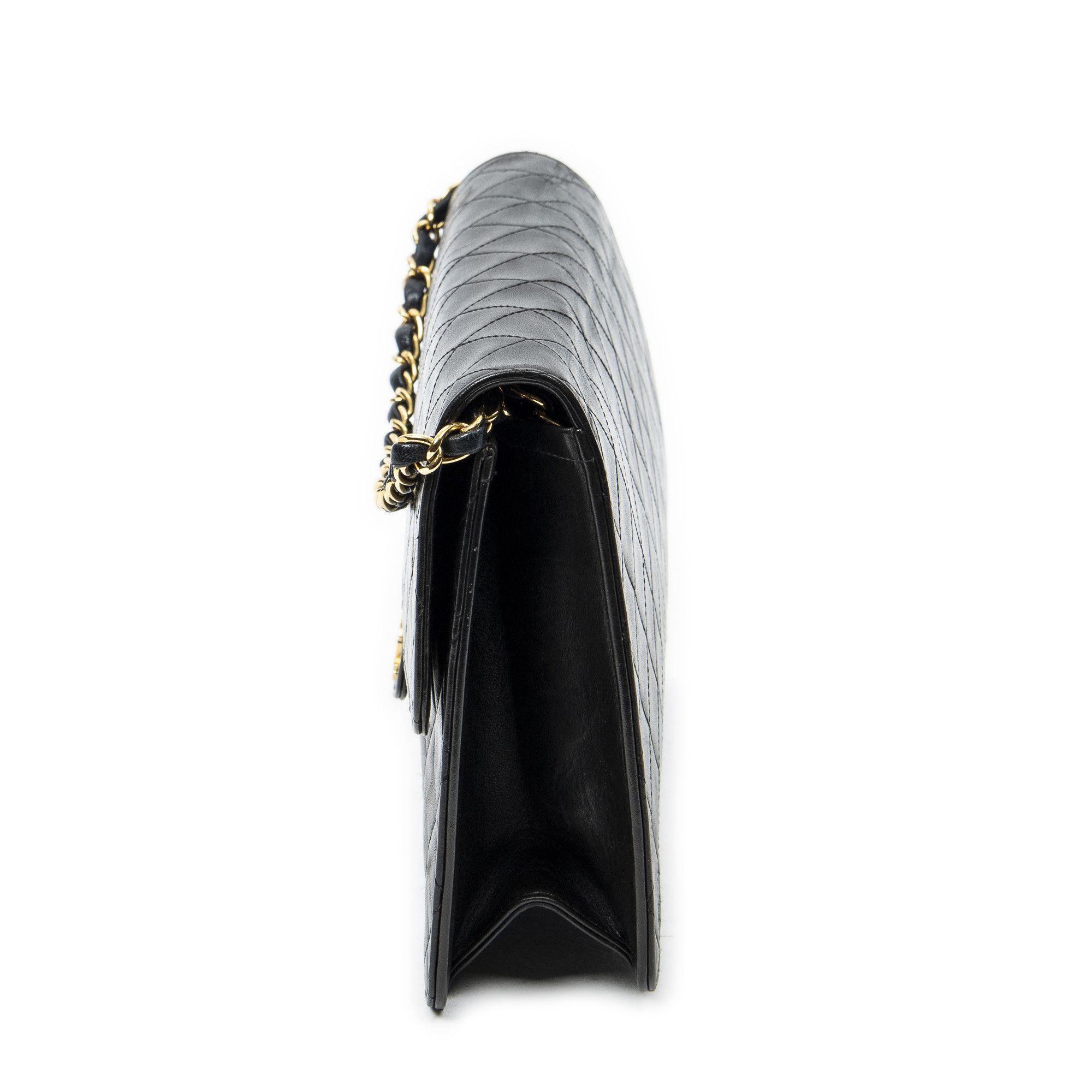 Chanel Vintage Push Lock Straight Flap Size ONE SIZE - 3 Thumbnail