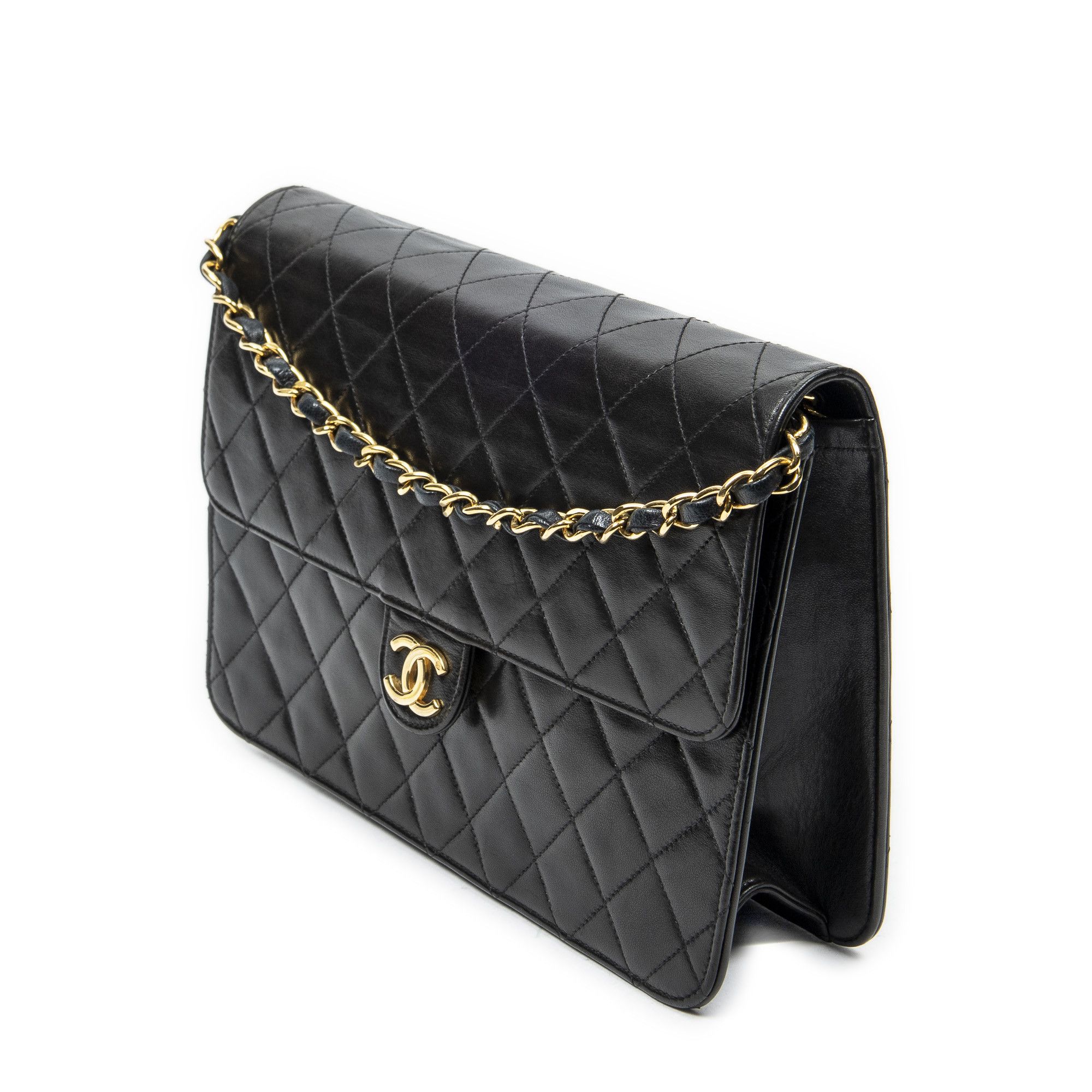 Chanel Vintage Push Lock Straight Flap Size ONE SIZE - 2 Thumbnail