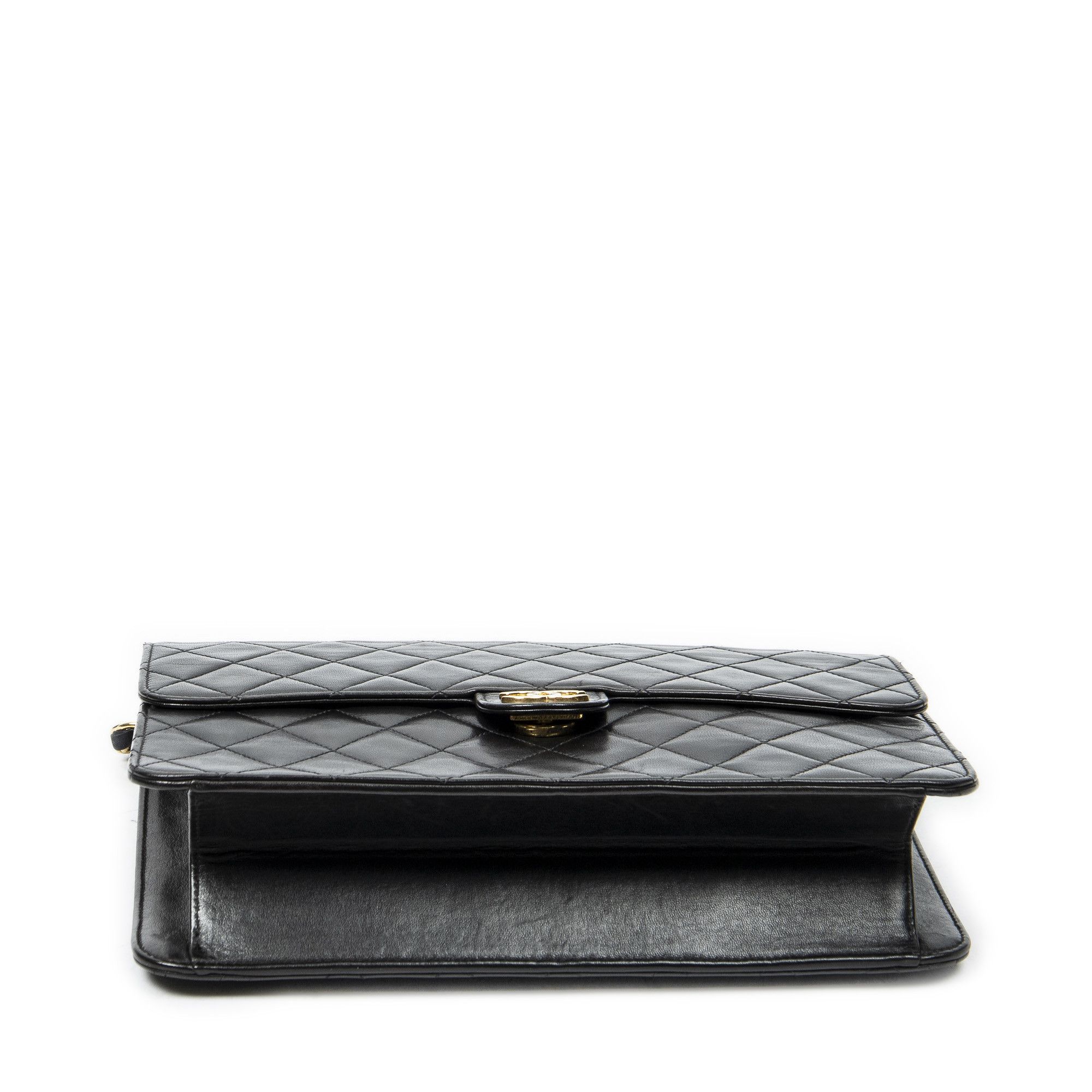 Chanel Vintage Push Lock Straight Flap Size ONE SIZE - 6 Thumbnail